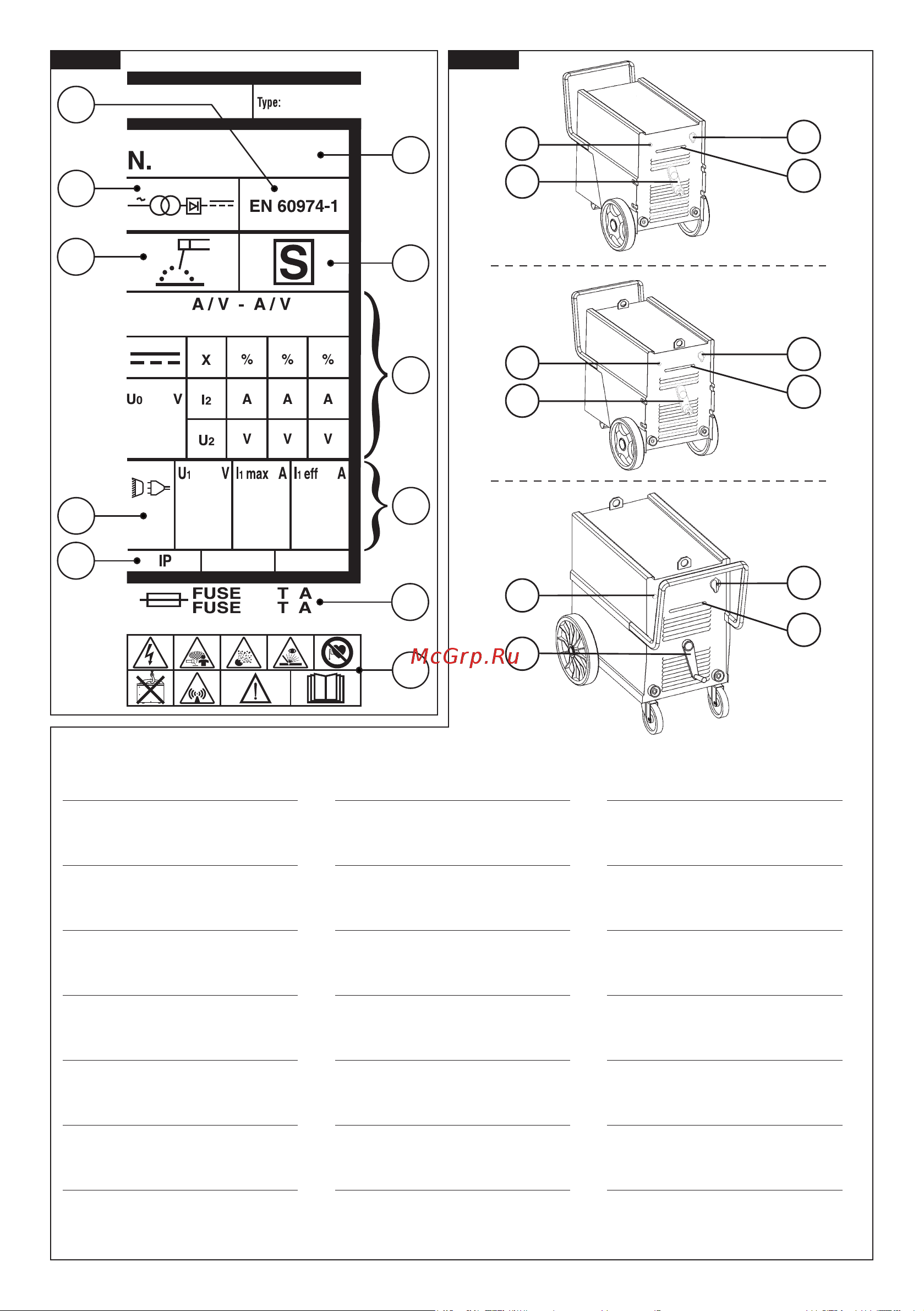 Telwin LINEAR 340 819020 Инструкция к трансформатору Telwin LINEAR 340 819020 онлайн [9/16] 846747