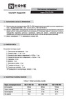 IN HOME сд спб-т5-pro 15вт 230b 6500к 1500лм 600мм 4690612051338 Паспорт изделия