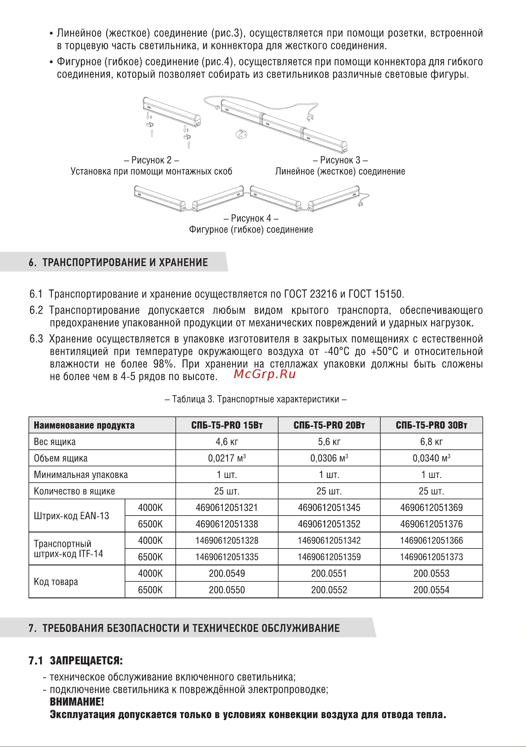 IN HOME сд спб-т5-pro 20вт 230b 4000к 2000лм 900мм 4690612051345 Паспорт изделия онлайн [3/4] 846999