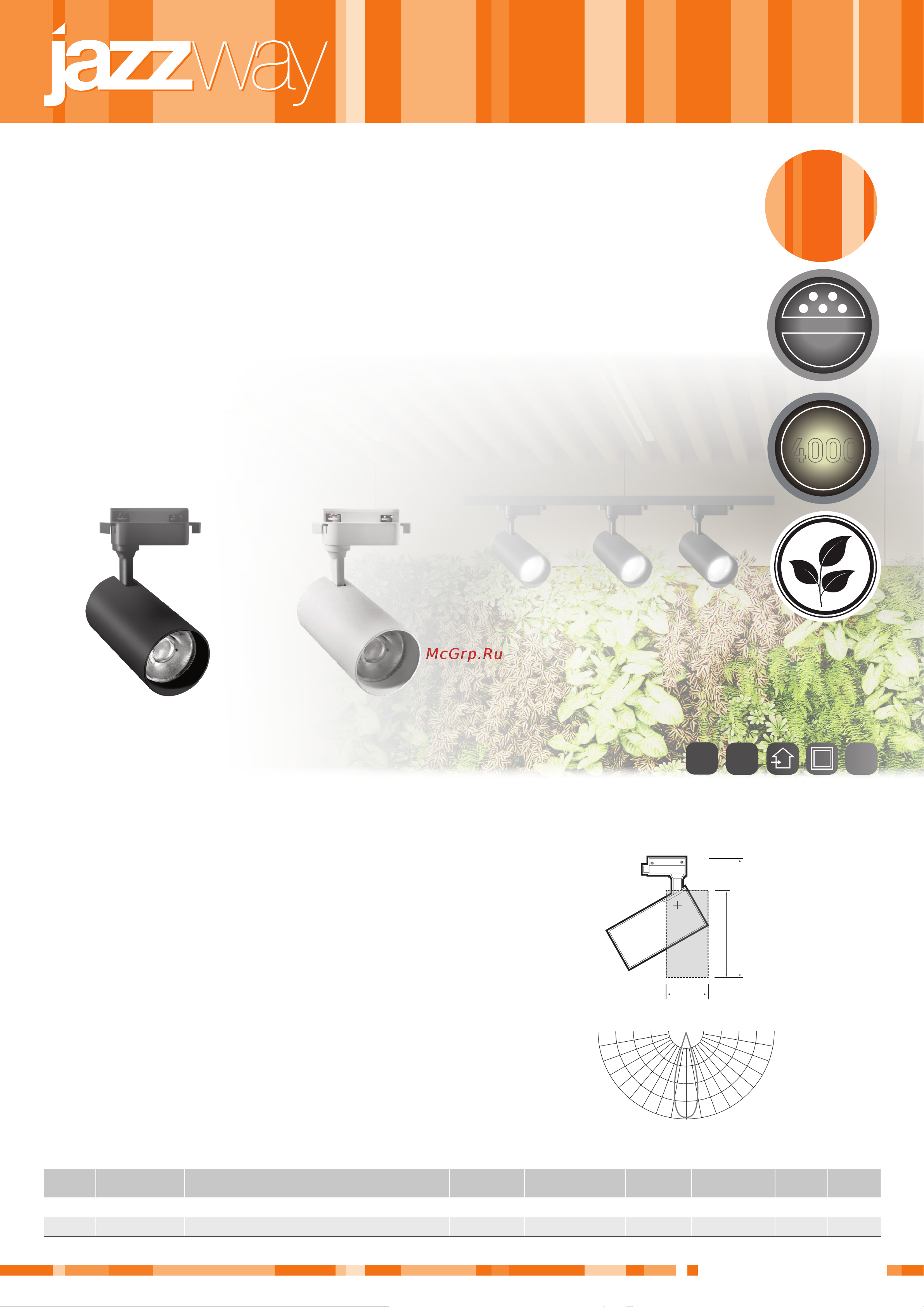 JazzWay PTR 0724 Agro White 24w 38 WH (белый) IP40 5051379 листовка онлайн