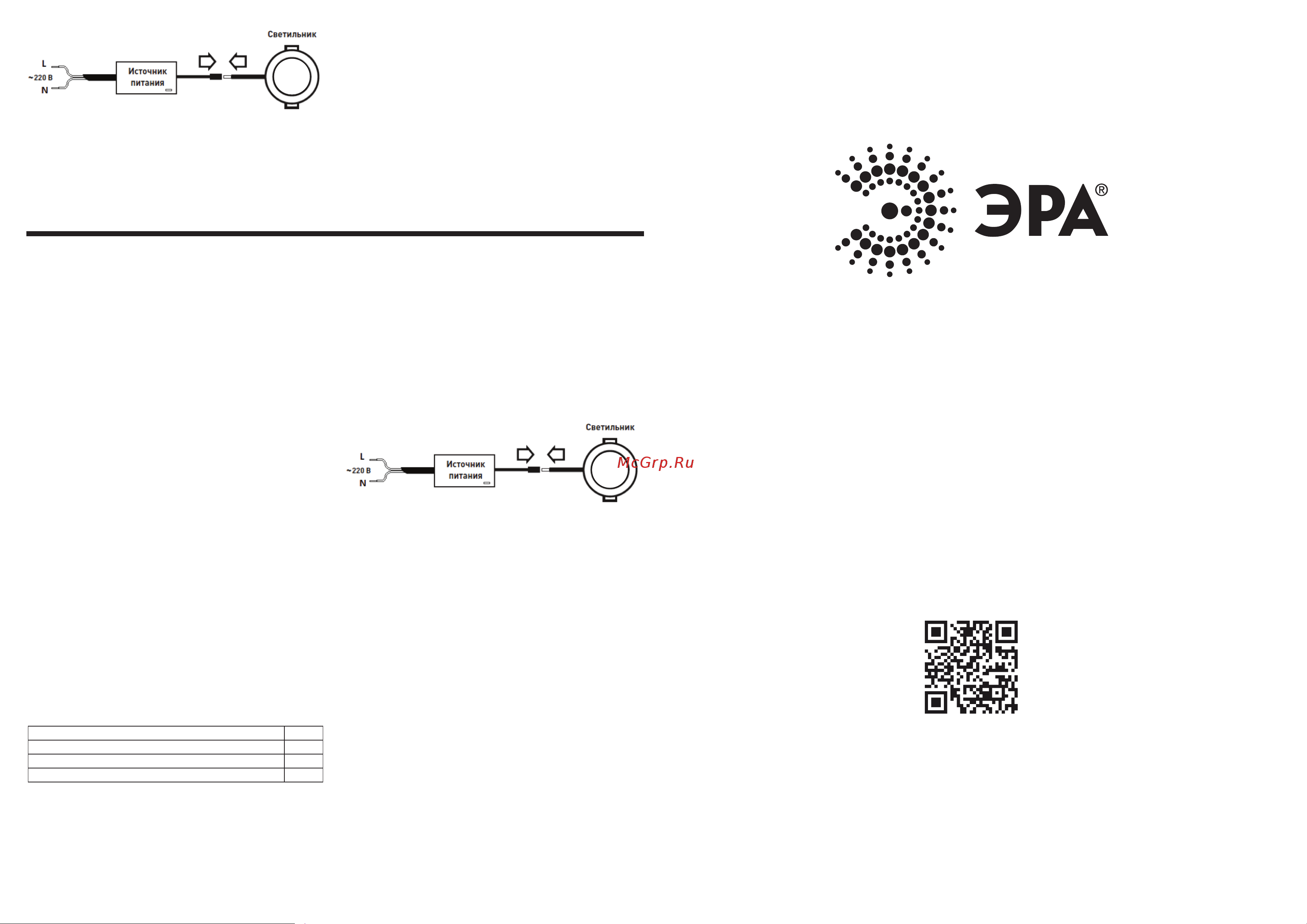 Era LED 1-24-6K LED 24W 220V 6500K Б0019835 Инструкция к товару онлайн