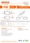 MAKSILED 0.24Вт, 12В, IP67, SMD2835 1LED, 33лм, нейтральный белый, 50 шт./упаковка ML-M1SNE-OL-2835-NW-LP Спецификация