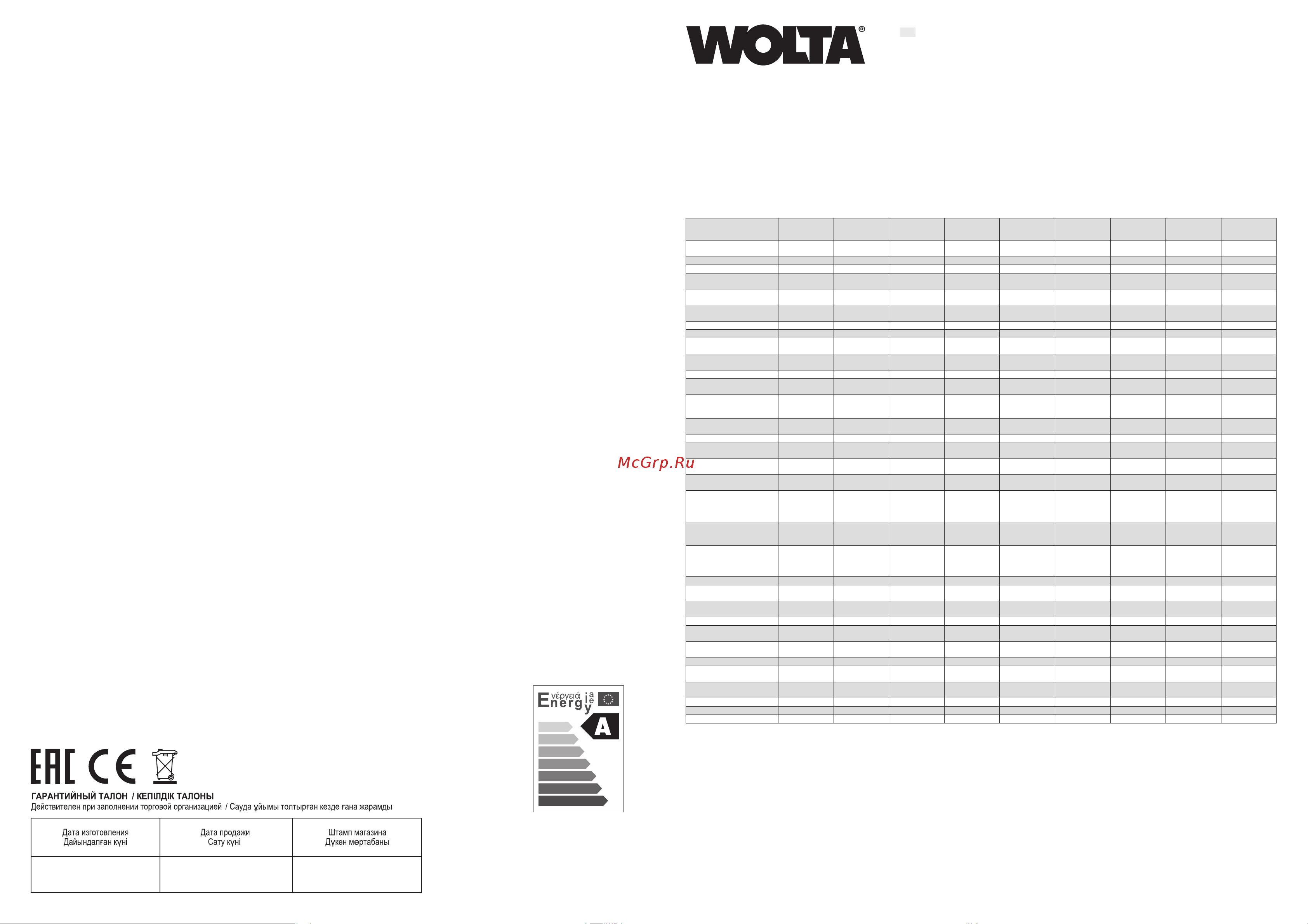 Wolta 300Вт, 5700К Холодный белый свет, IP65, SMD WFL-300W/06 Паспорт онлайн