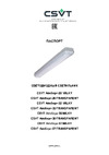 Csvt Айсберг-57/MILKY 55Вт 5000К IP65 ЦБ000009193 Паспорт изделия
