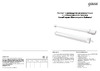 Gauss линейный 185-265V UNIVERSAL 36W 3600lm 4000K 185-265V IP65 1170*60*55мм соед в лин LED 843425236 паспорт