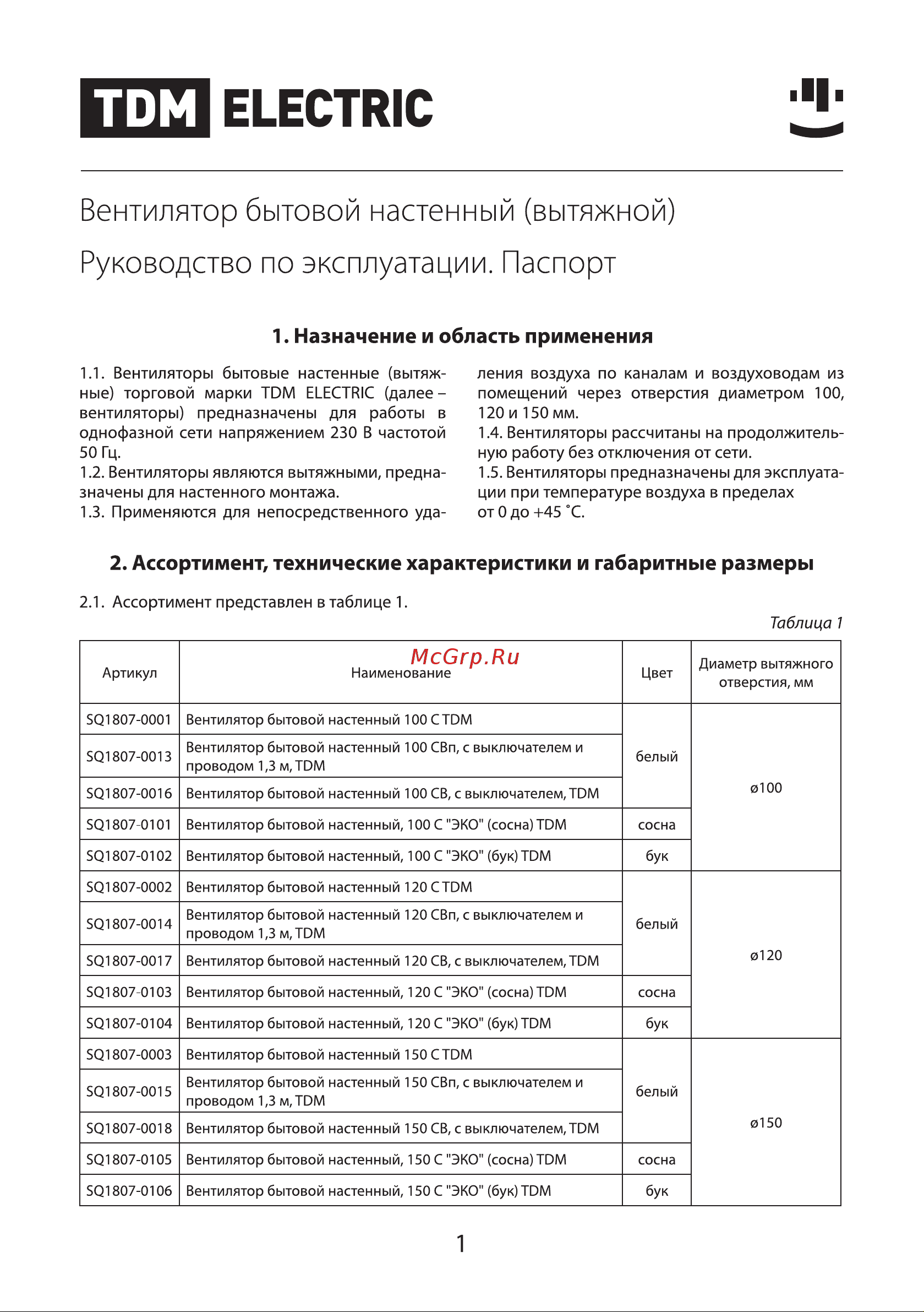 Тдм 120 С SQ1807-0002 Инструкция к TDM 120 С SQ1807-0002 онлайн