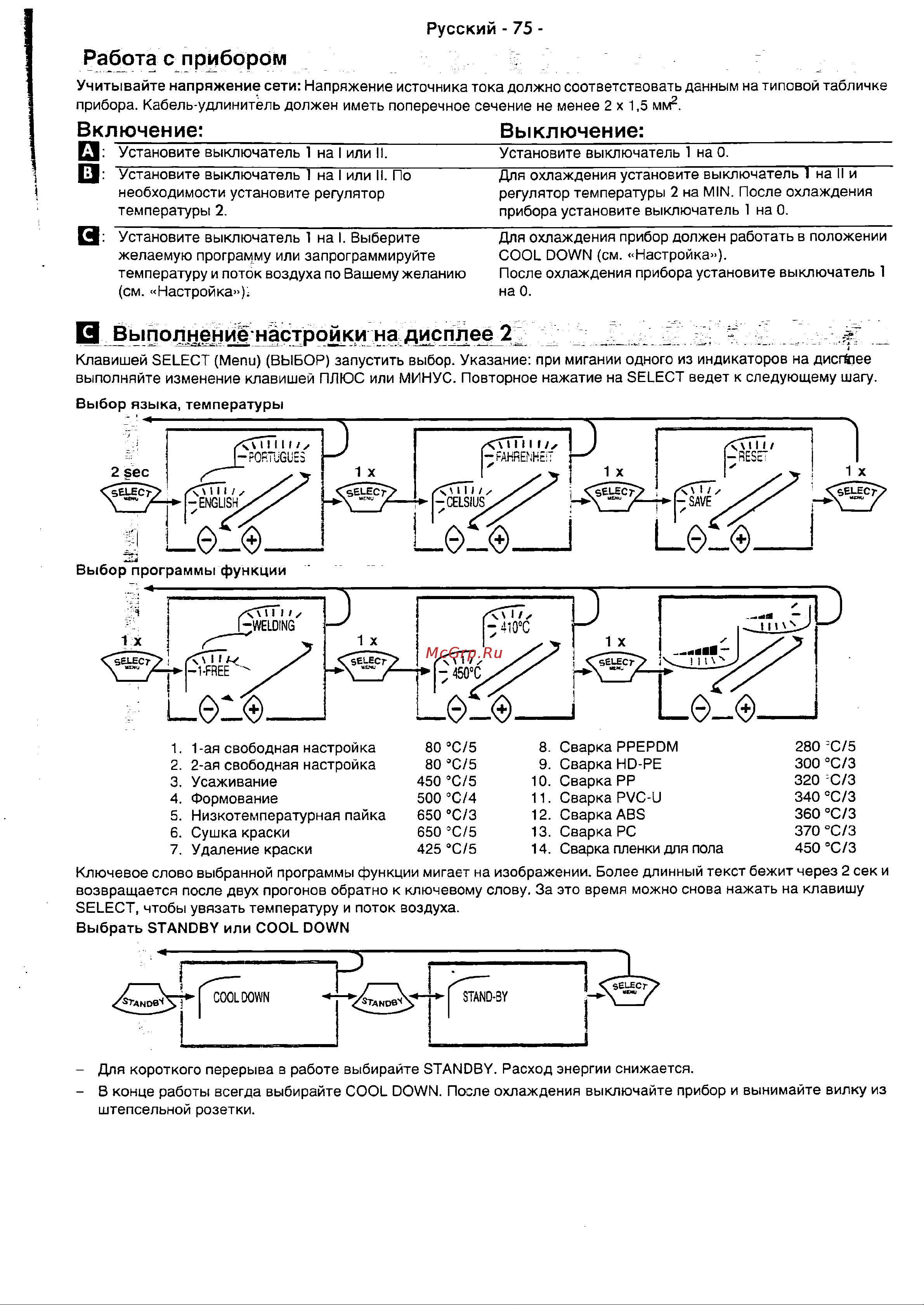 Makita HG 5012 Инструкция к товару онлайн [5/7] 848907