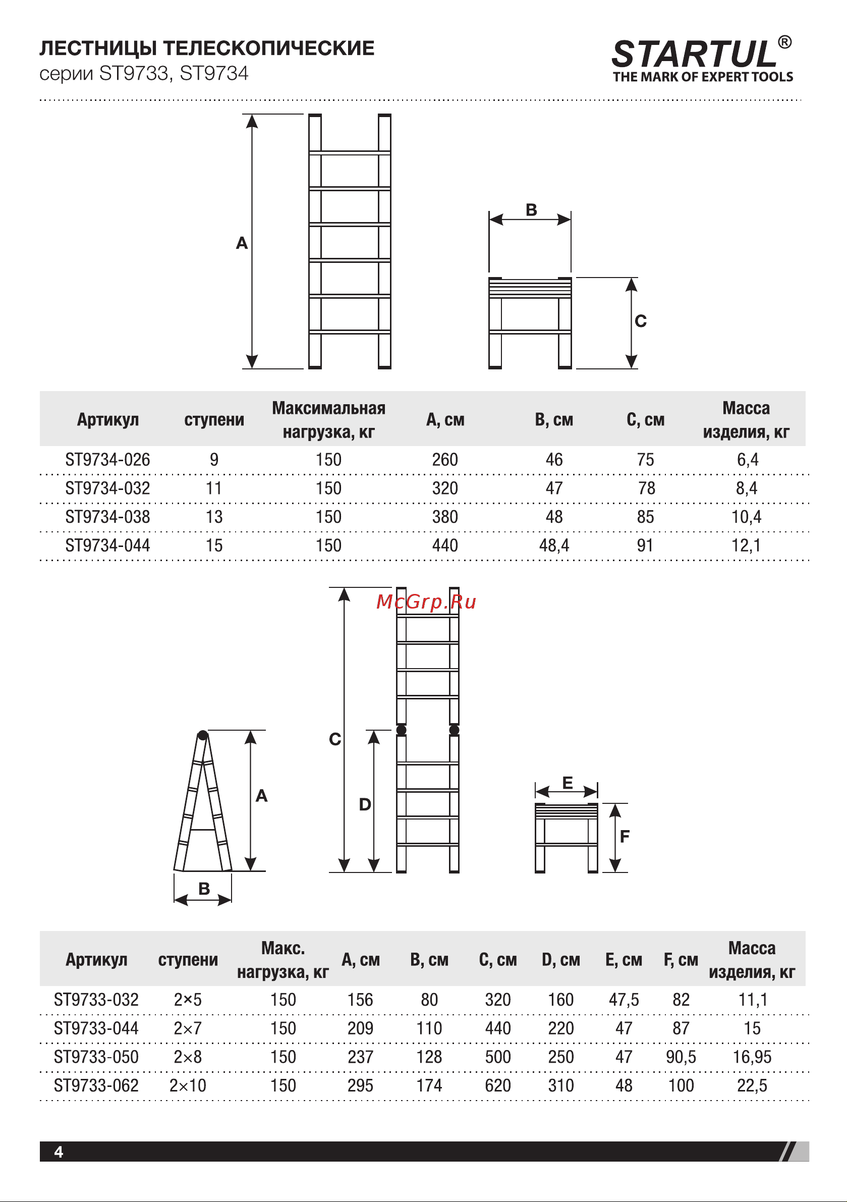 STARTUL 13 ступеней ST9734-038 Инструкция к STARTUL ST9734-038 онлайн [4/4] 849056