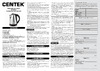 Centek матовый, металл 1,5 л, 2000Вт CT-0035 Инструкция к Centek CT-0035