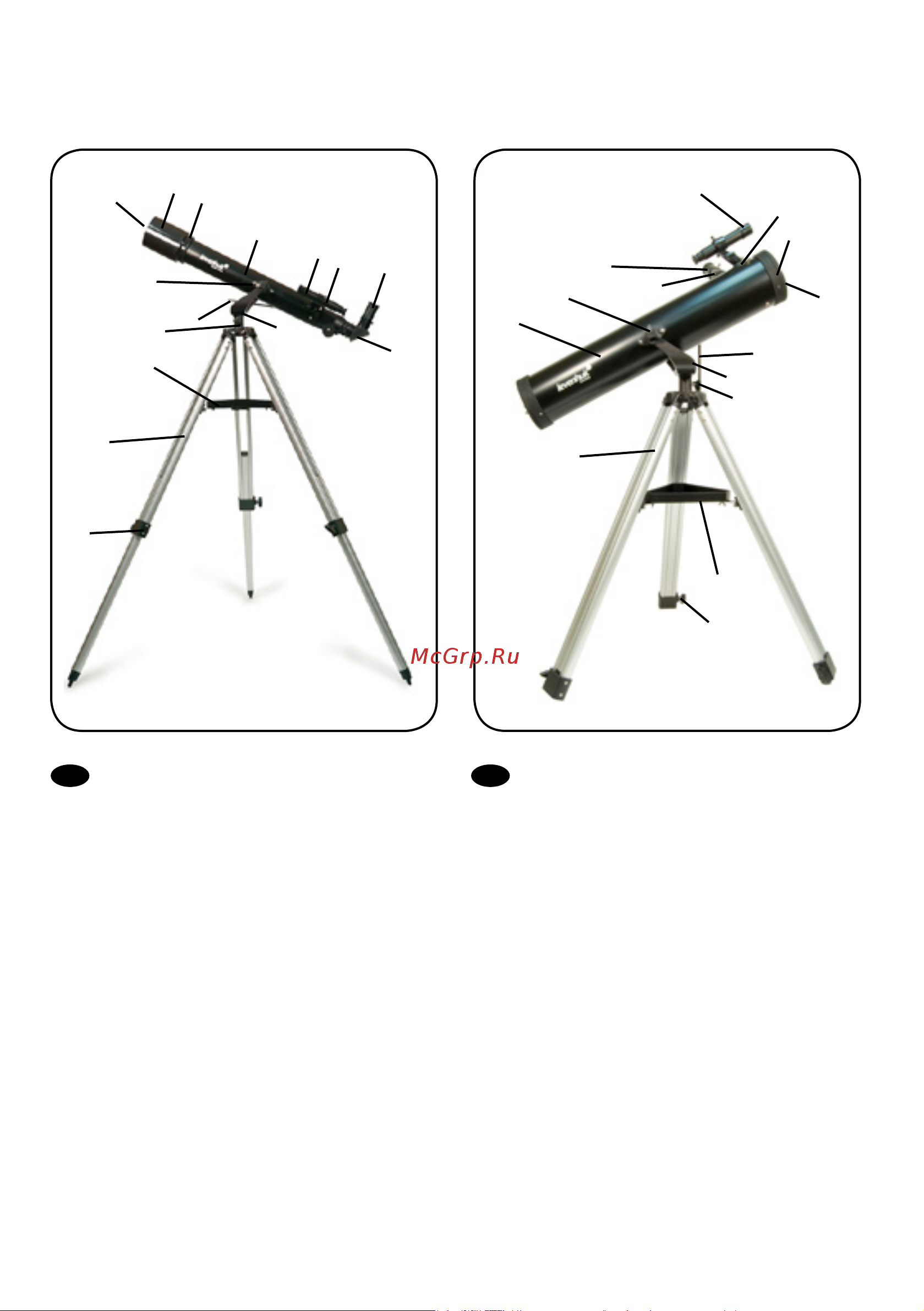 Levenhuk Skyline 60x700 AZ 67687 Инструкция к Levenhuk Skyline AZ онлайн [3/32] 849122