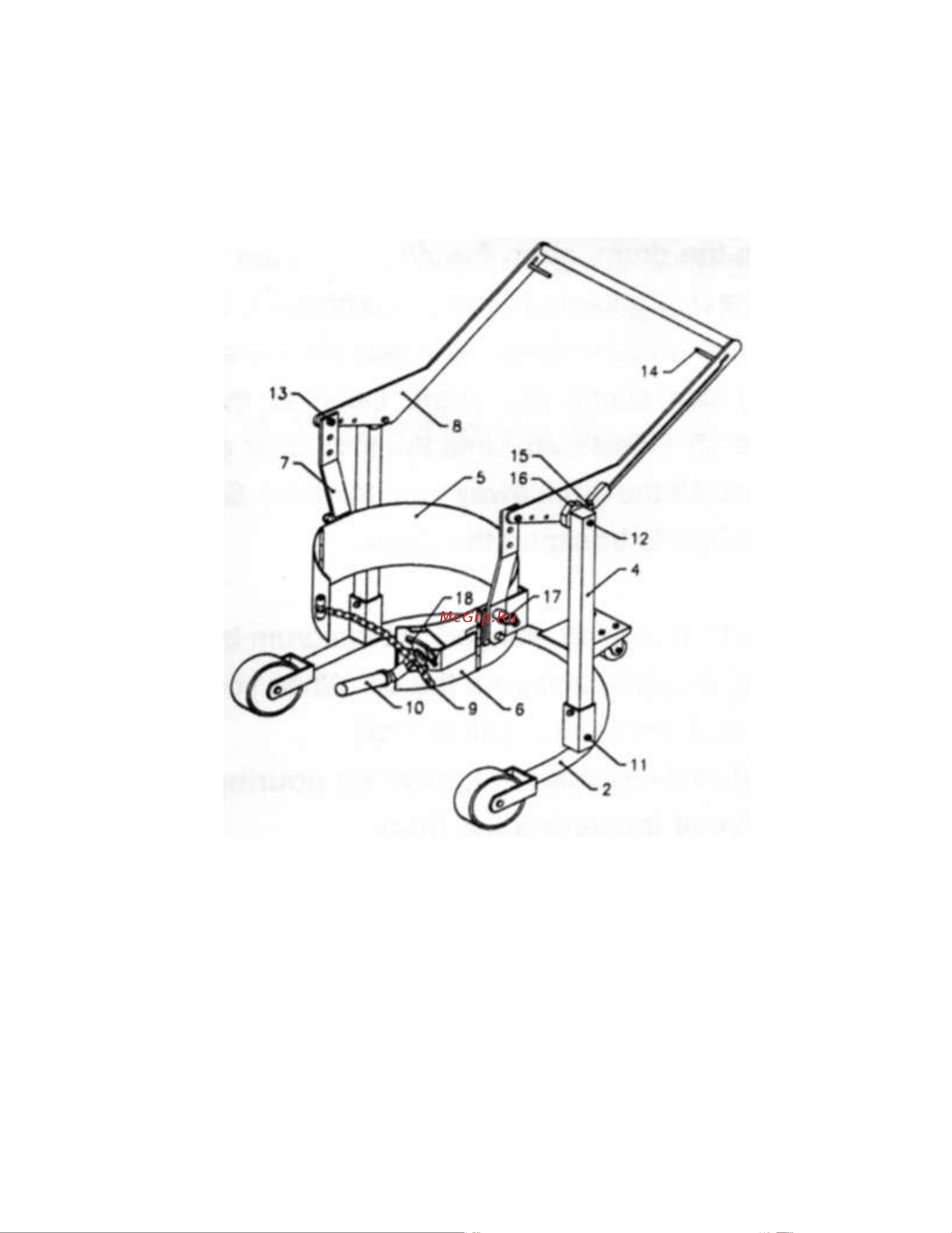 Euro-lift HD80A 0000091 Инструкция к тележке кантователь-бочкокат EURO-LIFT HD80A 0000091 онлайн [3/5] 849214