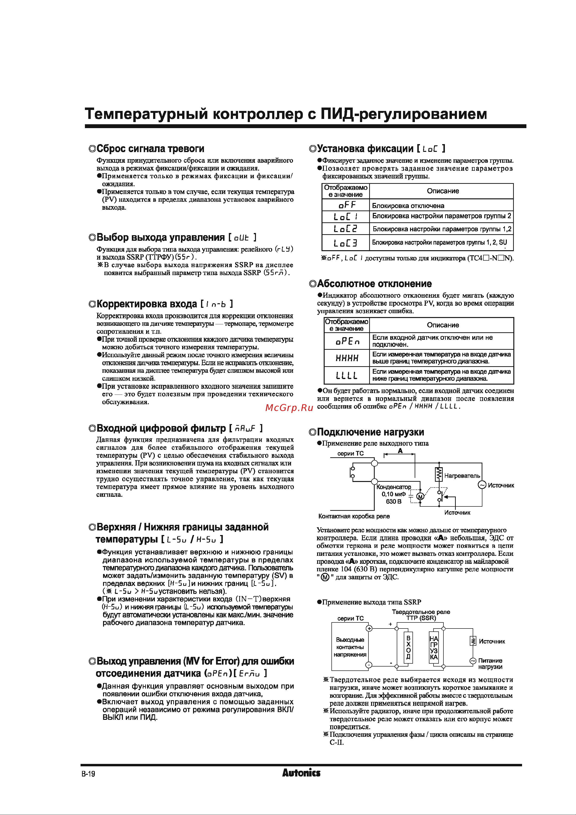 Autonics TC4S-14R 00000012273 руководство эксплуатации онлайн [12/17] 849261
