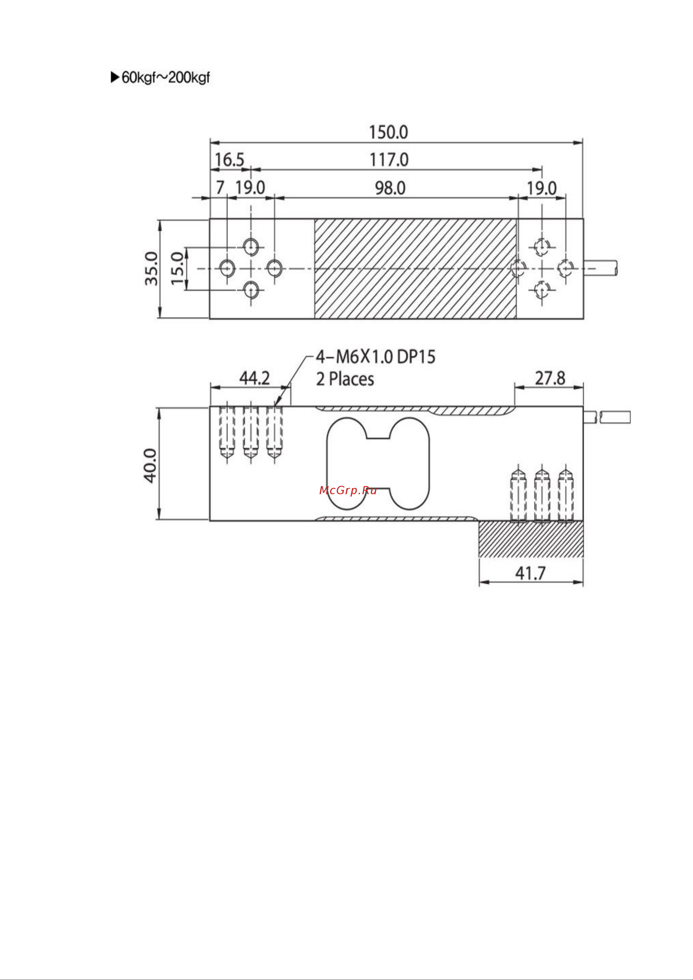 CAS LLBBCL104G000000 Размеры BCL онлайн