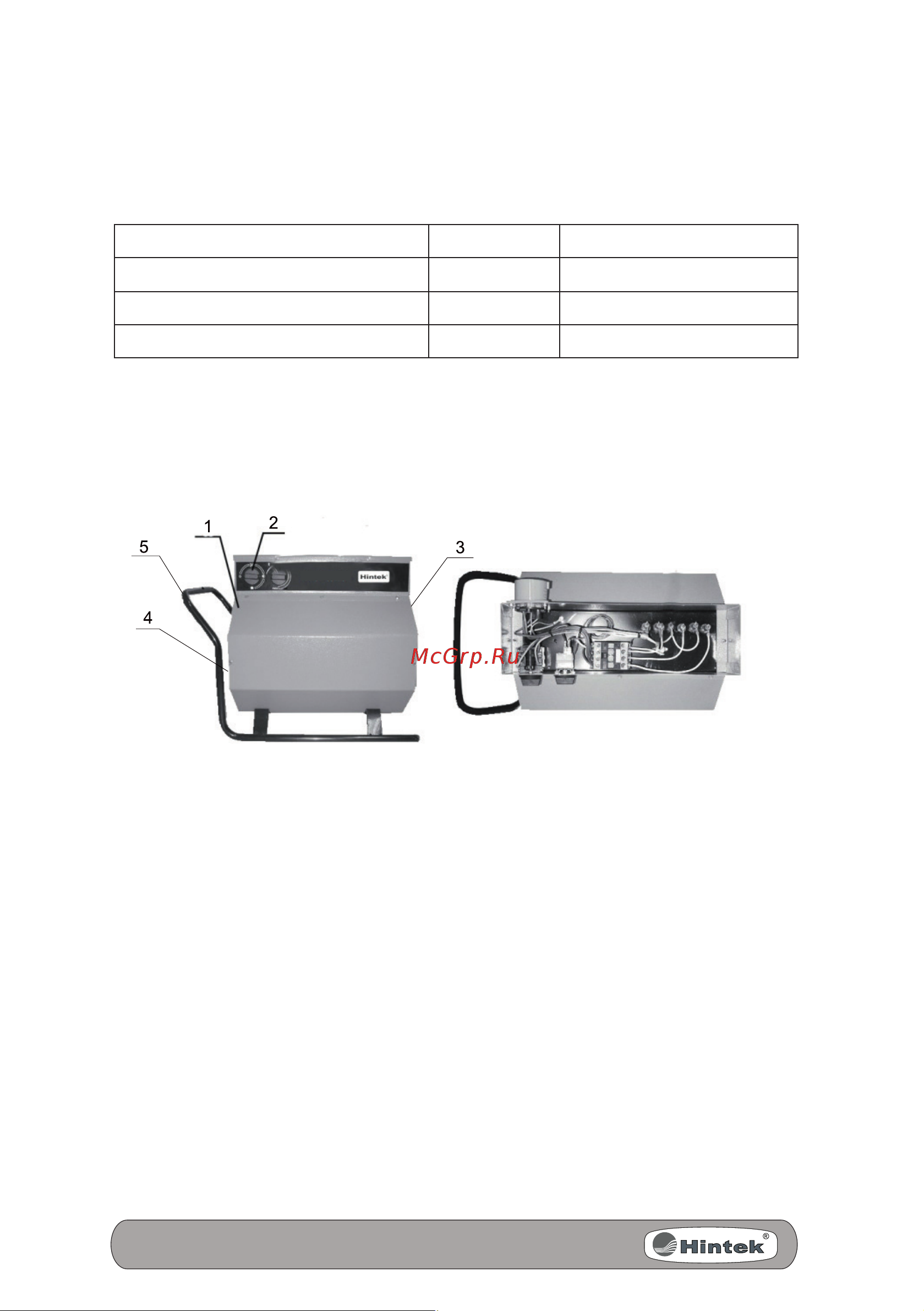 Hintek PROF-30380, 30 кВт Паспорт онлайн [8/20] 849619