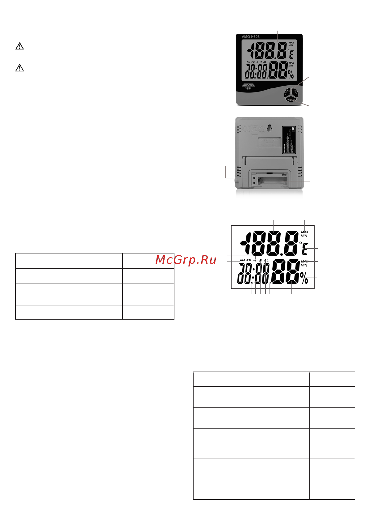 Amo h608 752169 Руководство по эксплуатации онлайн
