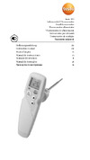 Testo 105 в комплекте с тремя зондами для измерений 0563 1052 Инструкция по эксплуатации
