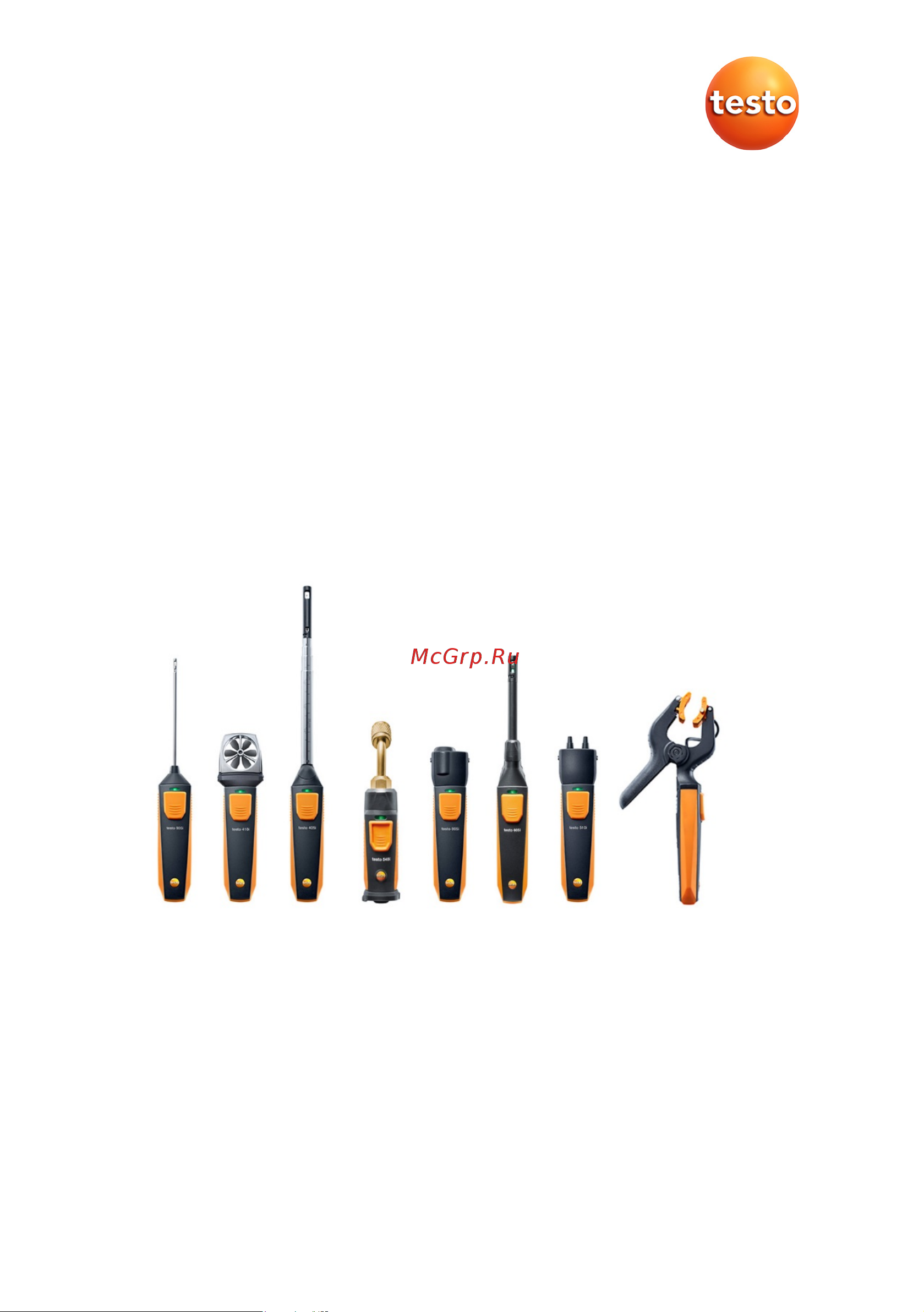 Testo 115i зажим, управляемый со смартфона 0560 2115 02 Инструкция по эксплуатации Смарт-зондов testo (Англ.) онлайн