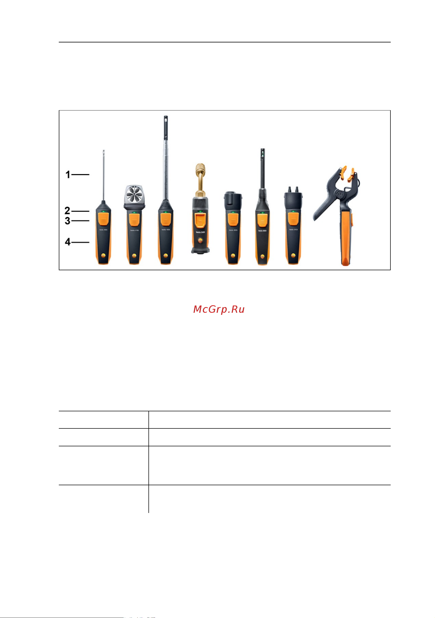 Testo 115i зажим, управляемый со смартфона 0560 2115 02 Инструкция по эксплуатации Смарт-зондов testo (Англ.) онлайн [8/34] 850076