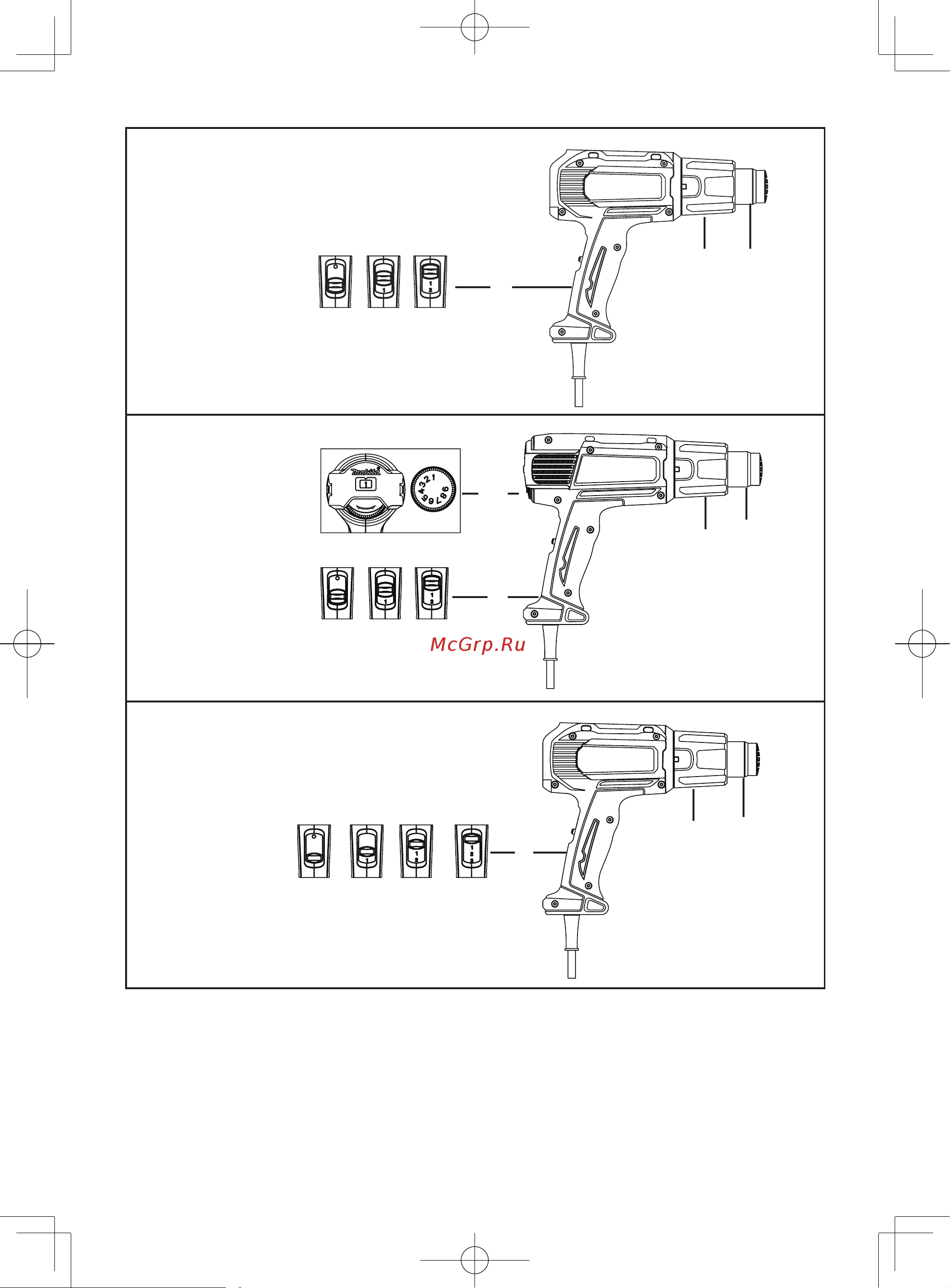 Makita HG5030K Инструкция онлайн [2/24] 850101