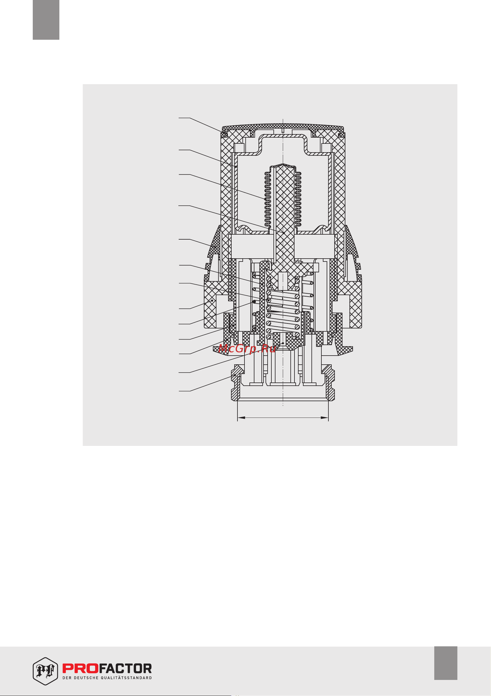 PROFACTOR М30x1.5 PF RVT 629 Технический паспорт онлайн [3/10] 850193