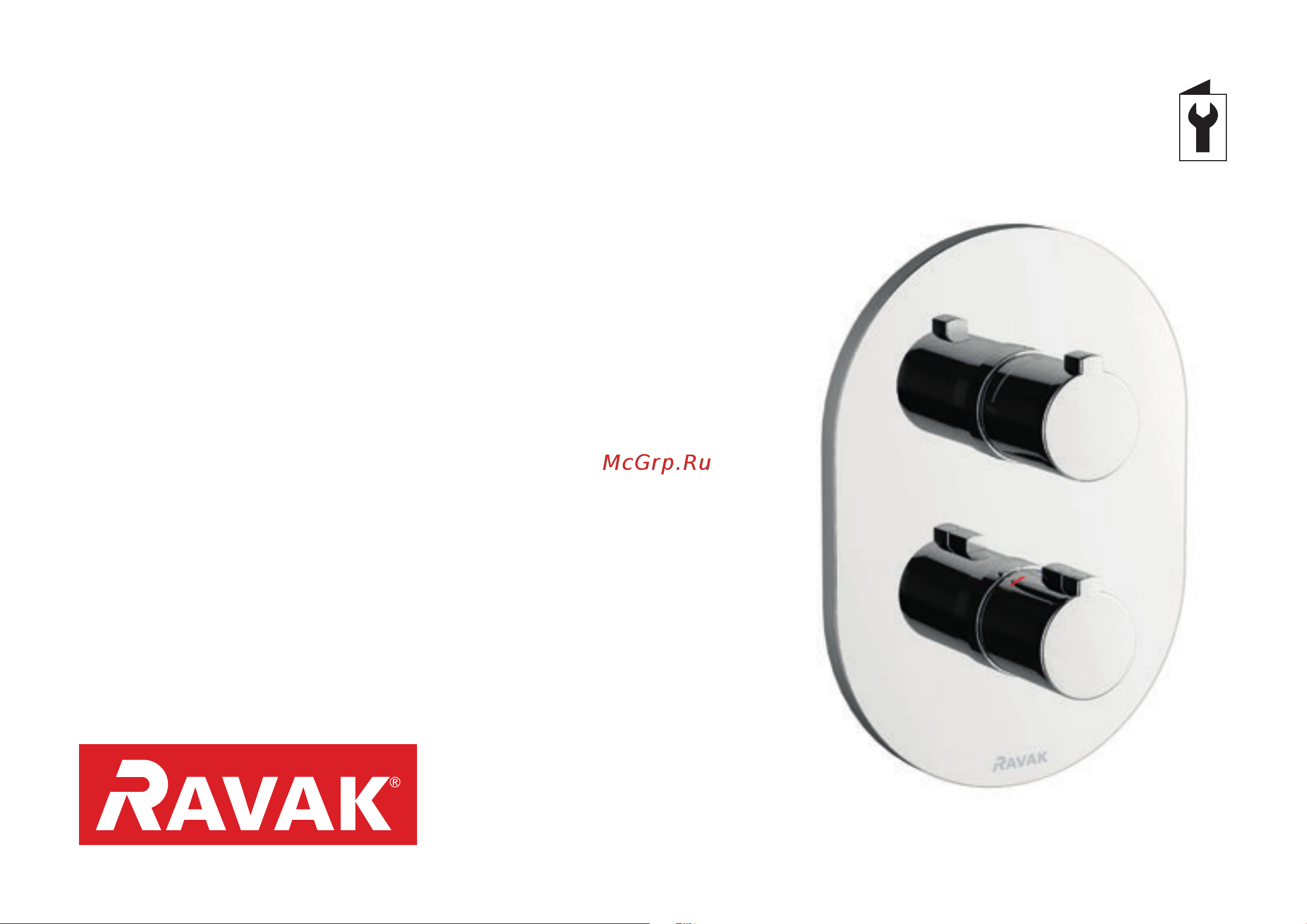 Ravak Chrome CR 064.00 без переключателя X070095 Инструкция по монтажу онлайн