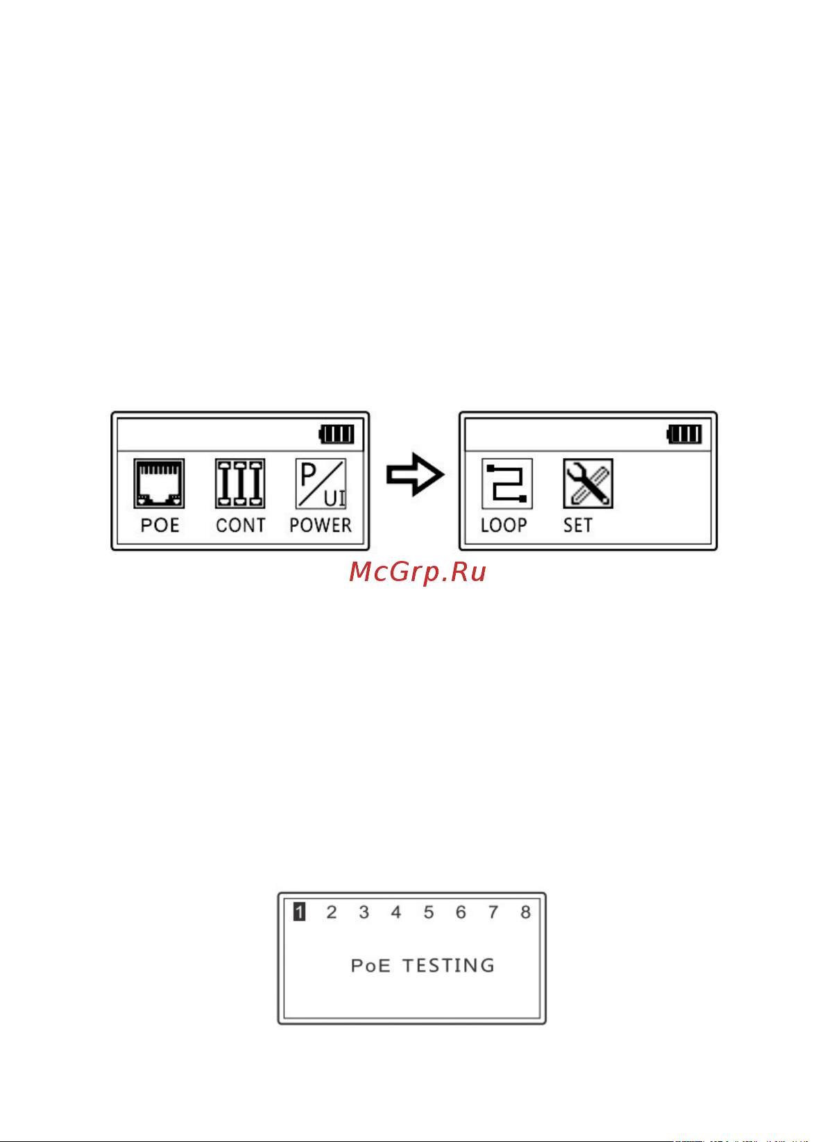 5Bites UTP, STP, TEL, POE, TDR, LCD, FLASH LY-CT009 Инструкция по эксплуатации онлайн [7/16] 850568