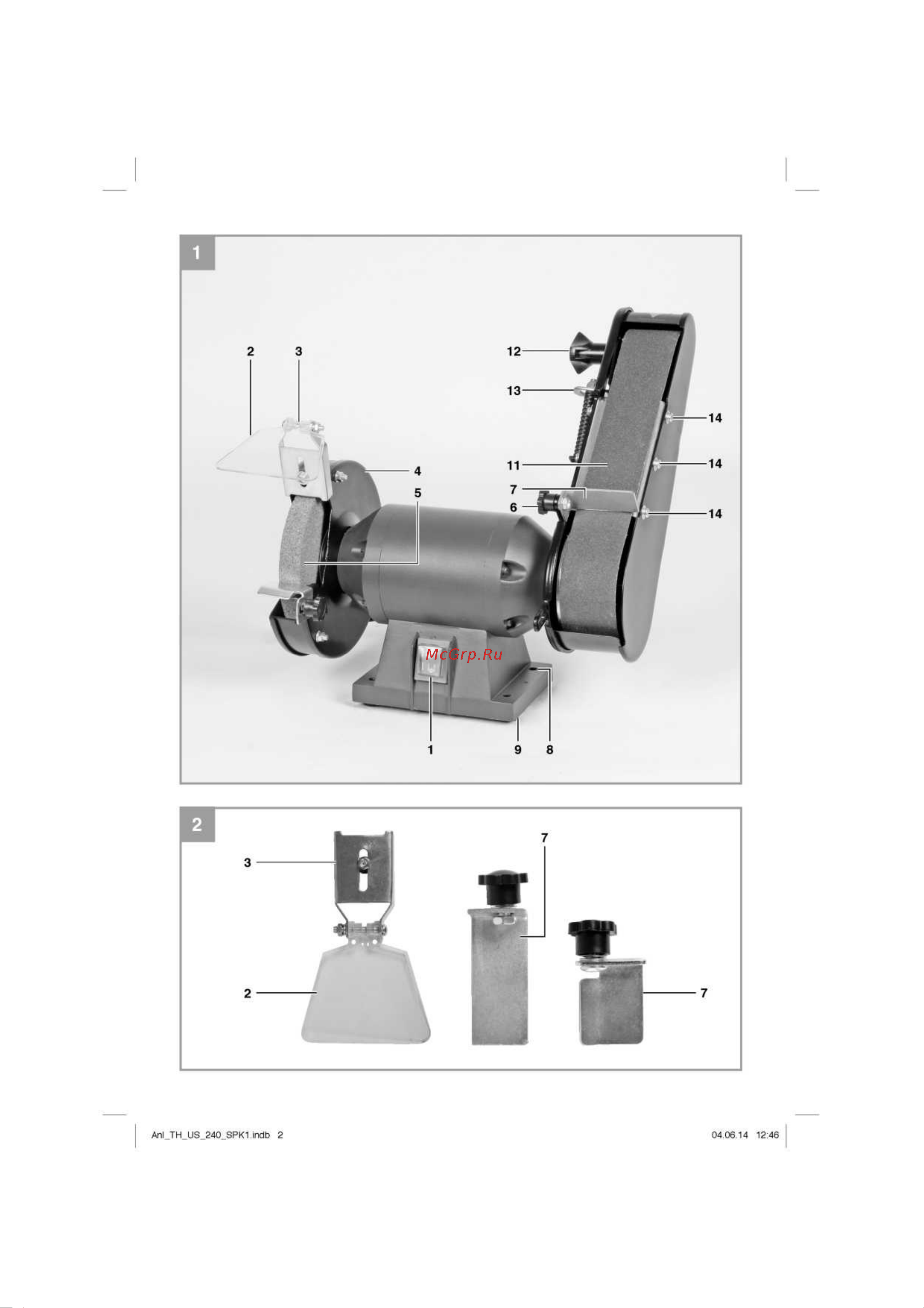 Einhell 4466154 Инструкция к Einhell TC-US 350 онлайн [2/13] 850738