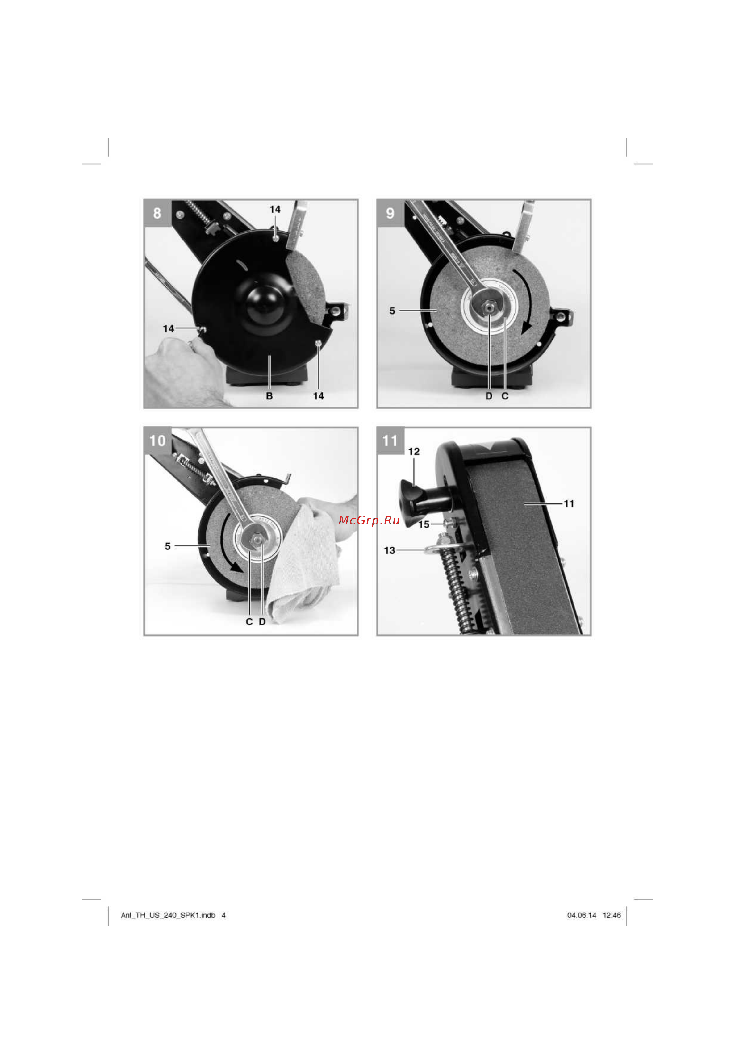 Einhell 4466154 Инструкция к Einhell TC-US 350 онлайн [4/13] 850738