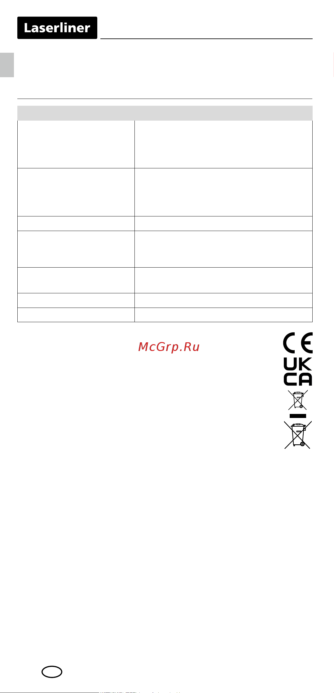 Laserliner ClimaHome-Check (black) с магнитным креплением 082.428A ClimaHome-Check (black) инструкция онлайн [4/76] 850750