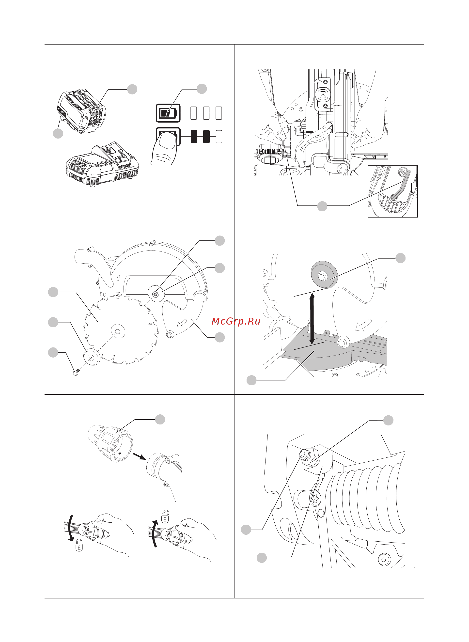 Dewalt 54V XR FLEXVOLT DCS778N Инструкция к товару онлайн [3/32] 850974