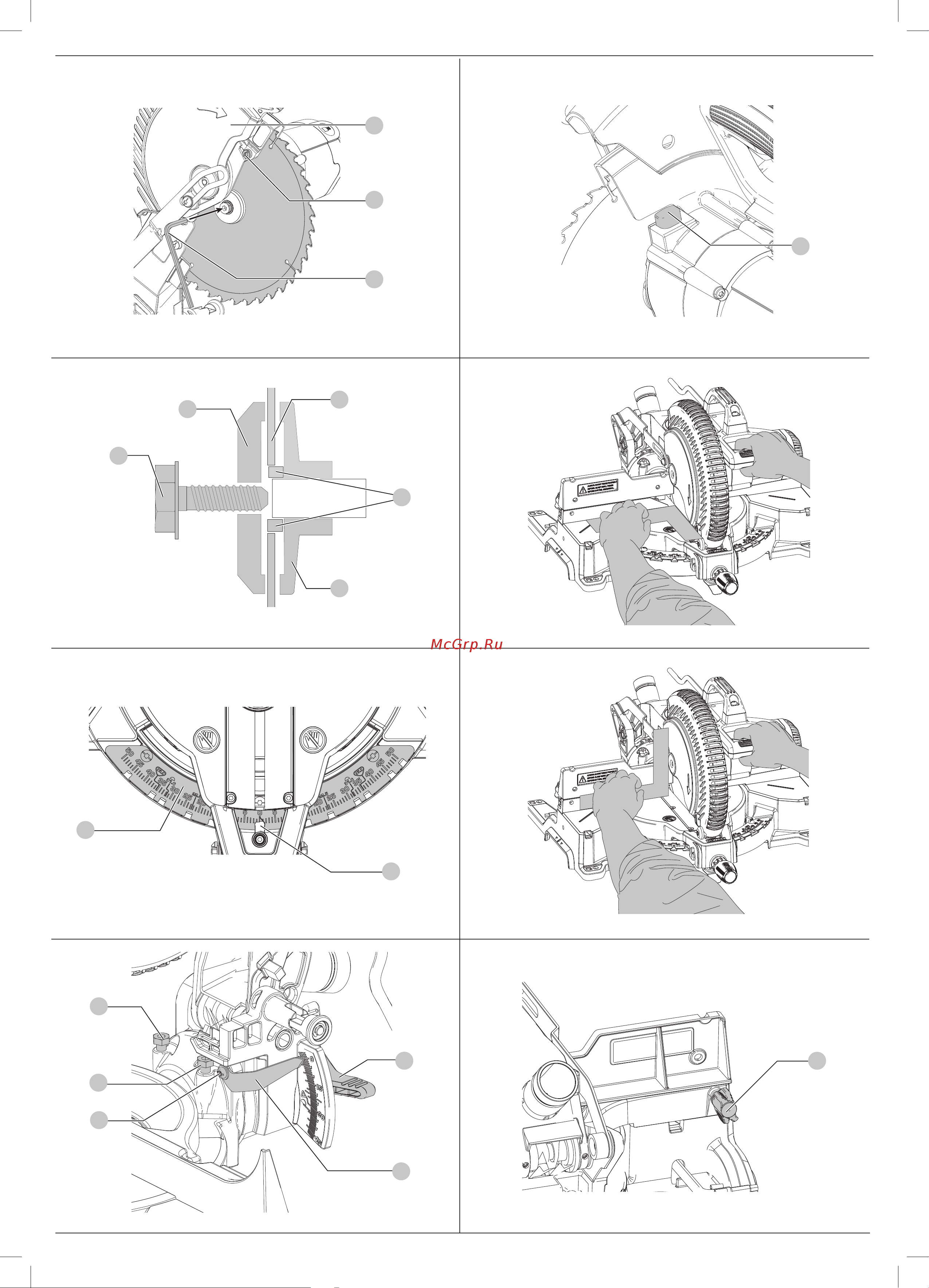 Dewalt 1600 Вт DWS713 Инструкция к товару онлайн [4/48] 850980