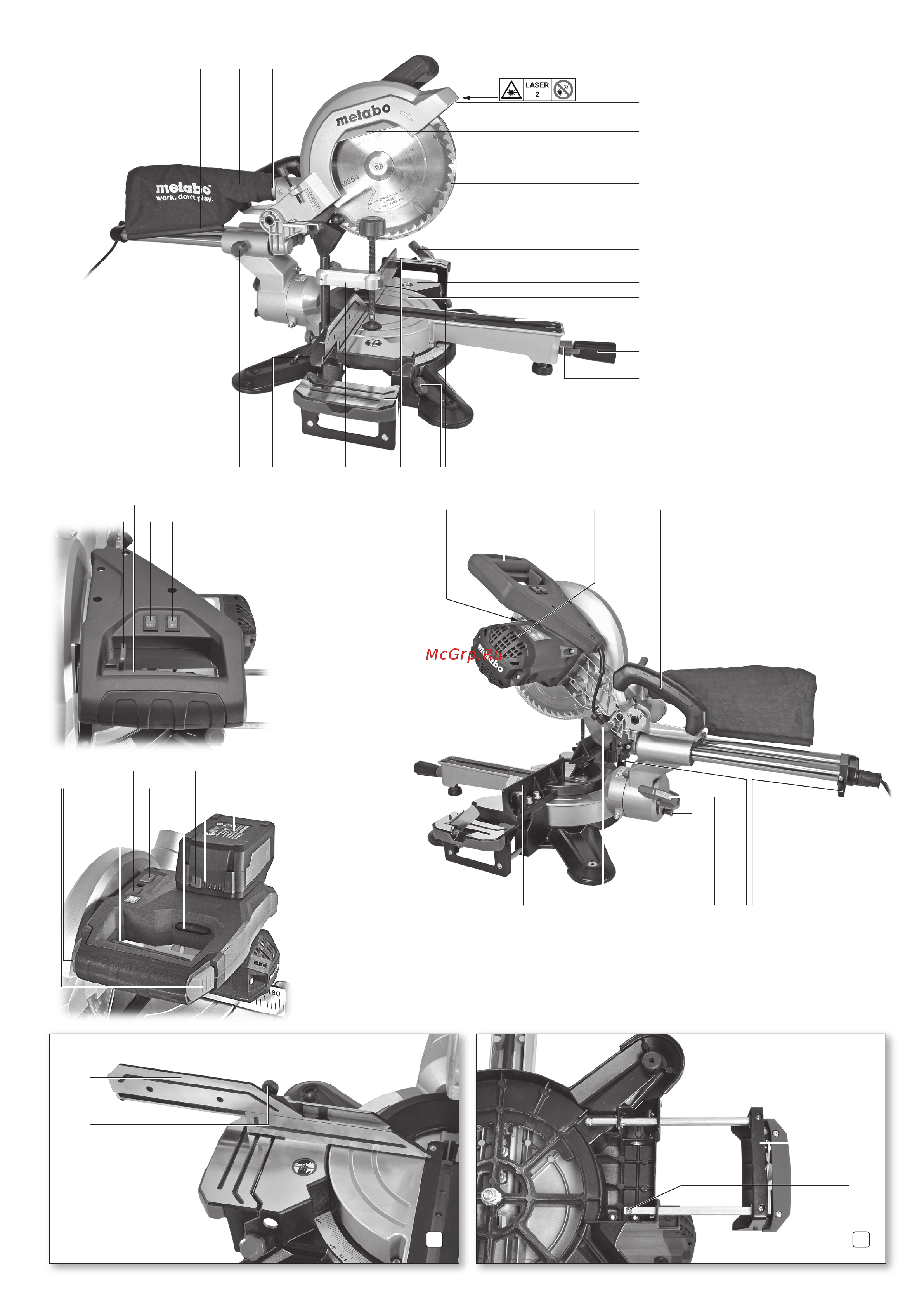 Metabo KGS 216 M + диск 690827000 Инструкция к товару онлайн [2/120] 851015