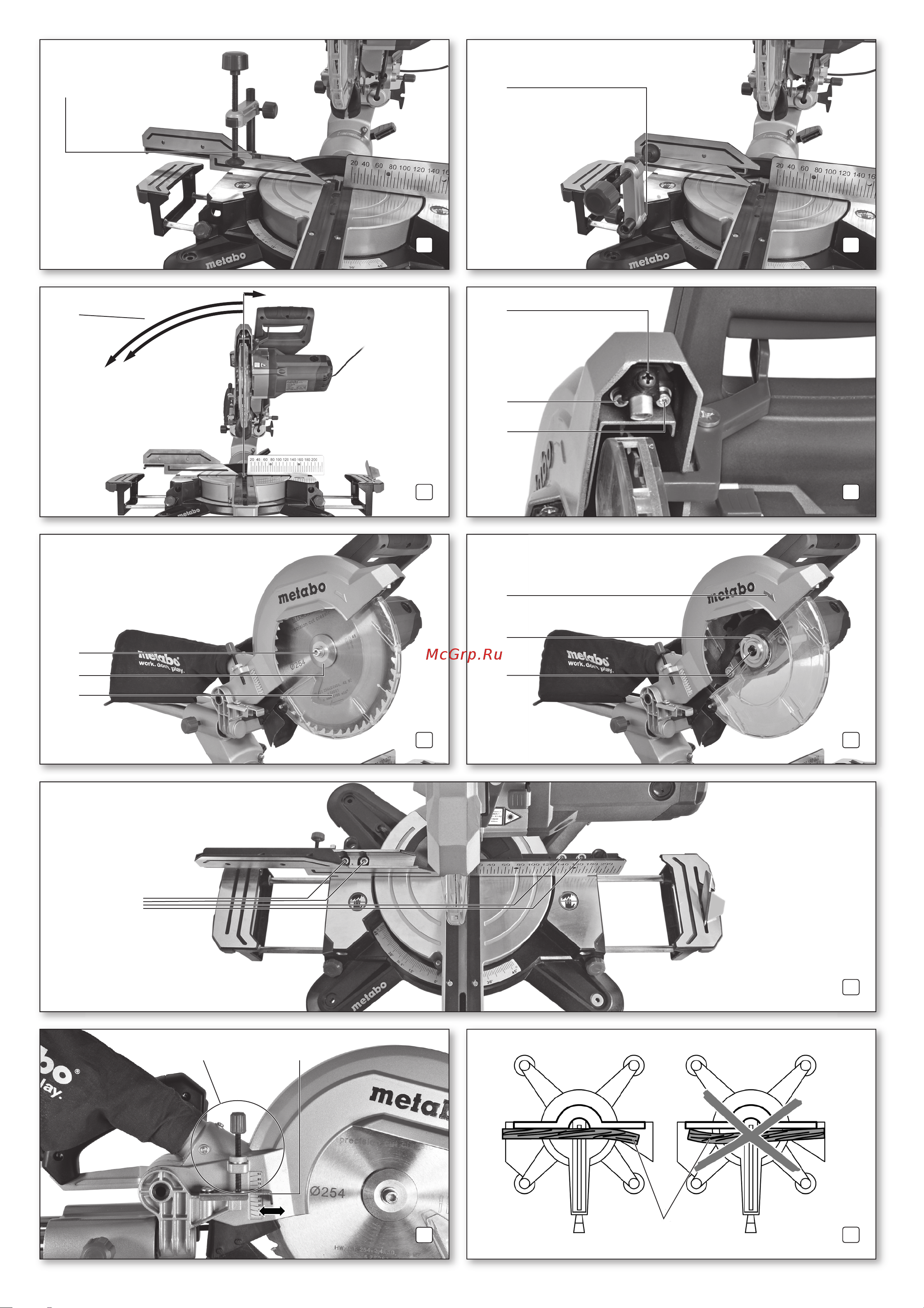 Metabo KGS 216 M + диск 690827000 Инструкция к товару онлайн [3/120] 851015