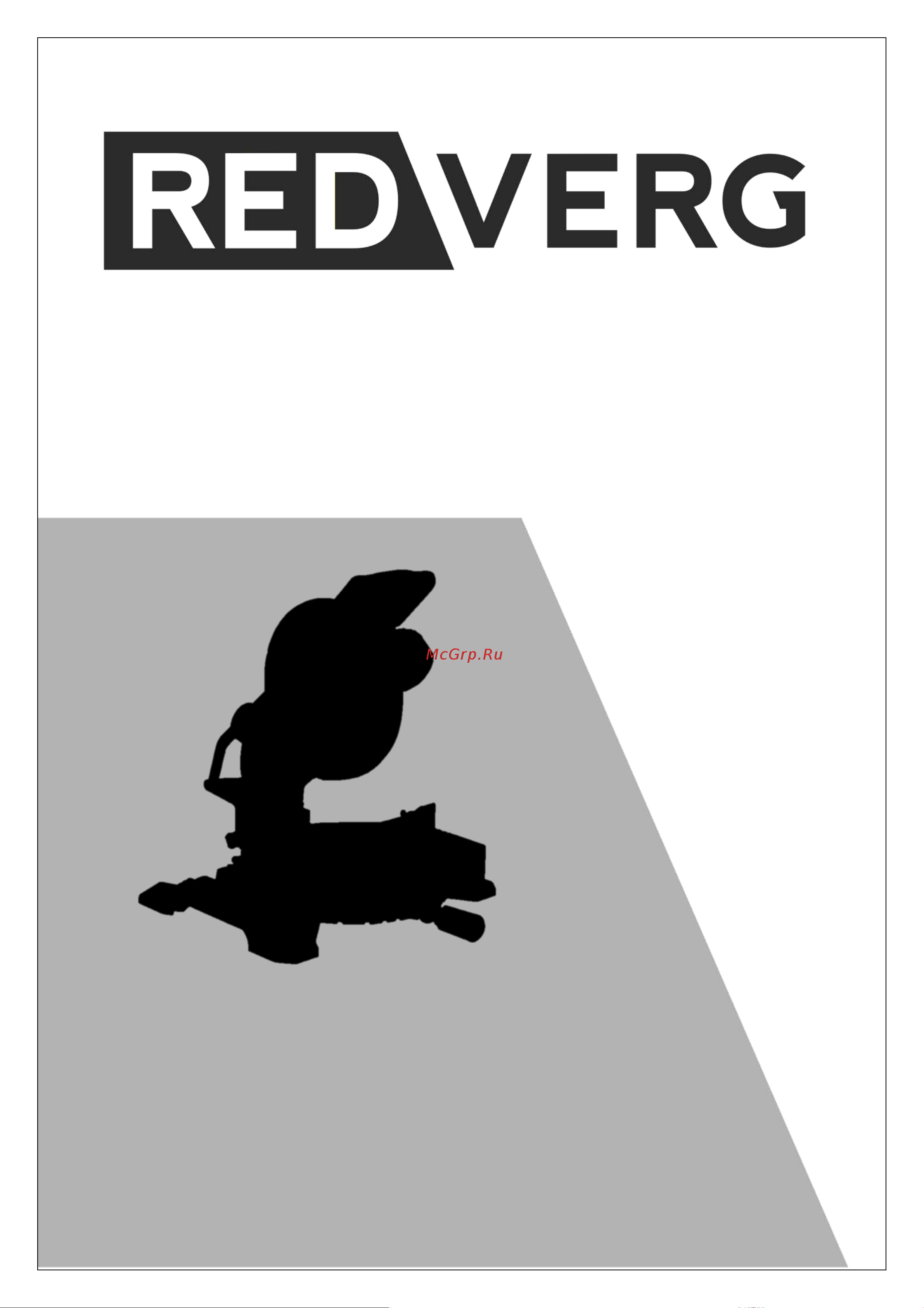 RedVerg RD-MS255-1400 6614996 Инструкция Торцовочная пила RD-MS255-1400 онлайн