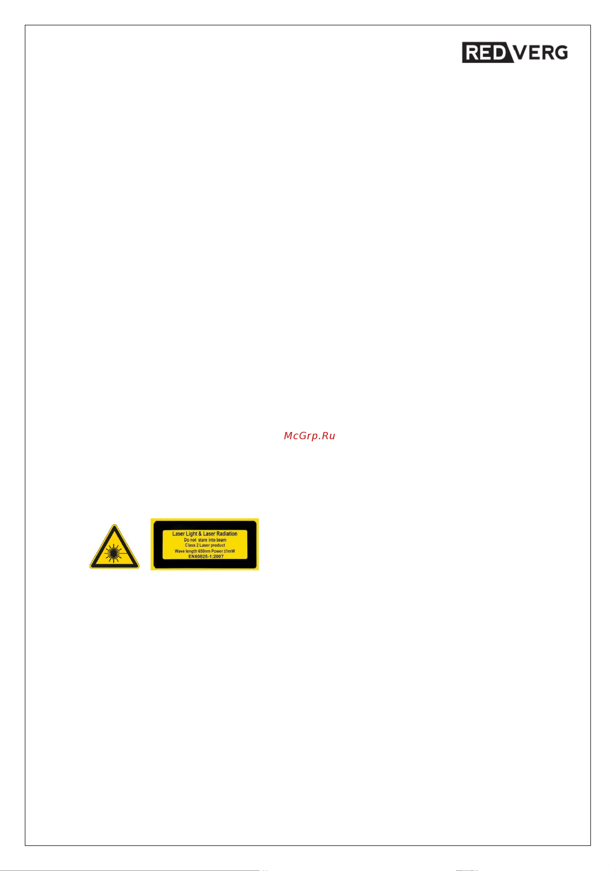 RedVerg RD-MS255-1400 6614996 Инструкция Торцовочная пила RD-MS255-1400 онлайн [7/23] 851027