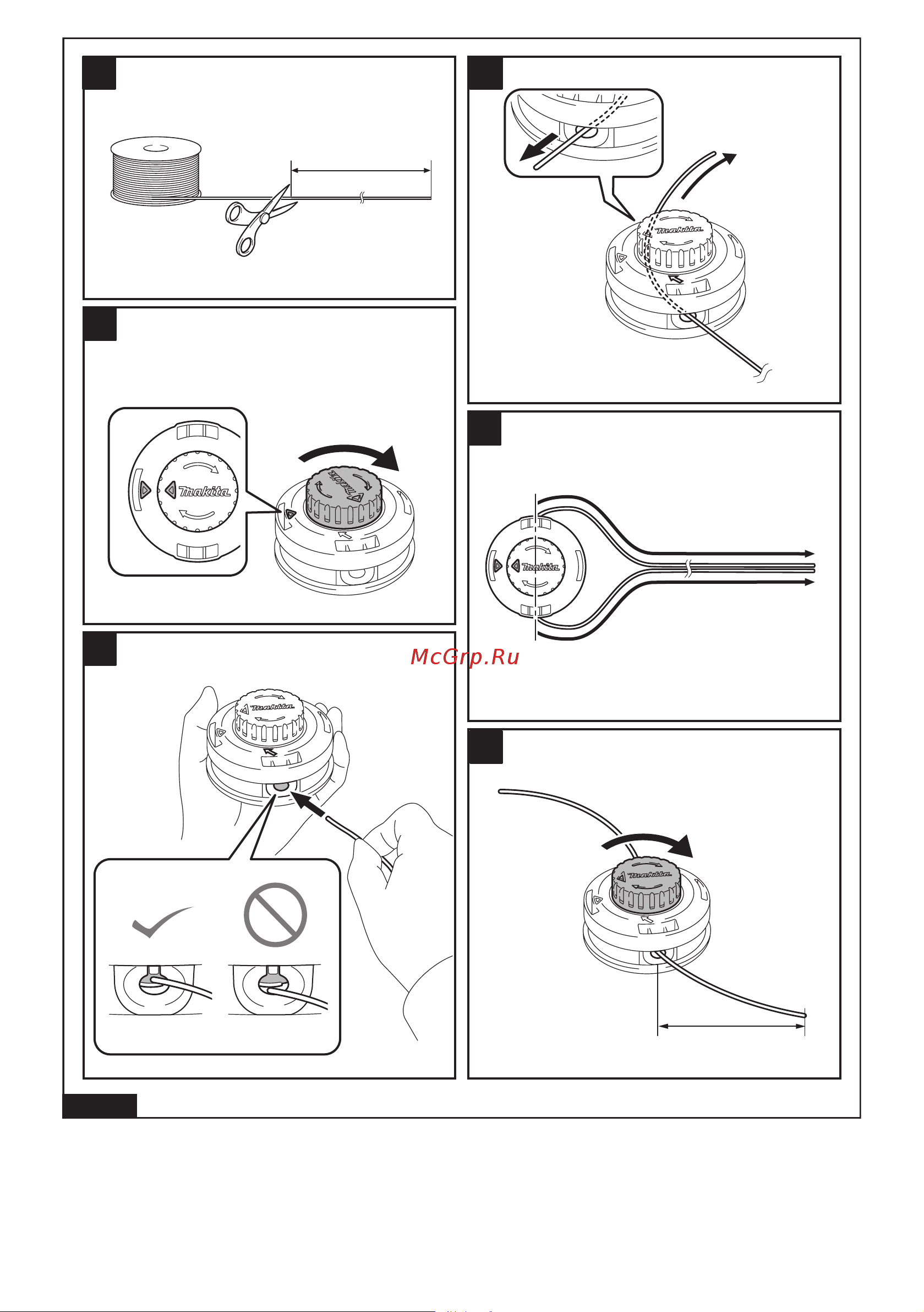 Makita LXT BL 18 В, 460 Вт, D-рукоятка, d-30 см, M10xLH, разборвал (BL1830B DC18RC) DUR192LRF Инструкция по эксплуатации онлайн [8/52] 851294