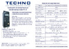 Techno HK340-SC10DF/24V DN40, резьба G1-1/2 с электроприводом 10Нм, 24В, управление открыто/закрыто с возвратной пружиной 632401 TECHNO Серия SC-10