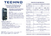 Techno HK350-SC15DF/230V DN50, резьба G2 с электроприводом 15Нм, 220В, управление открыто/закрыто с возвратной пружиной 632502 TECHNO Серия SC-15