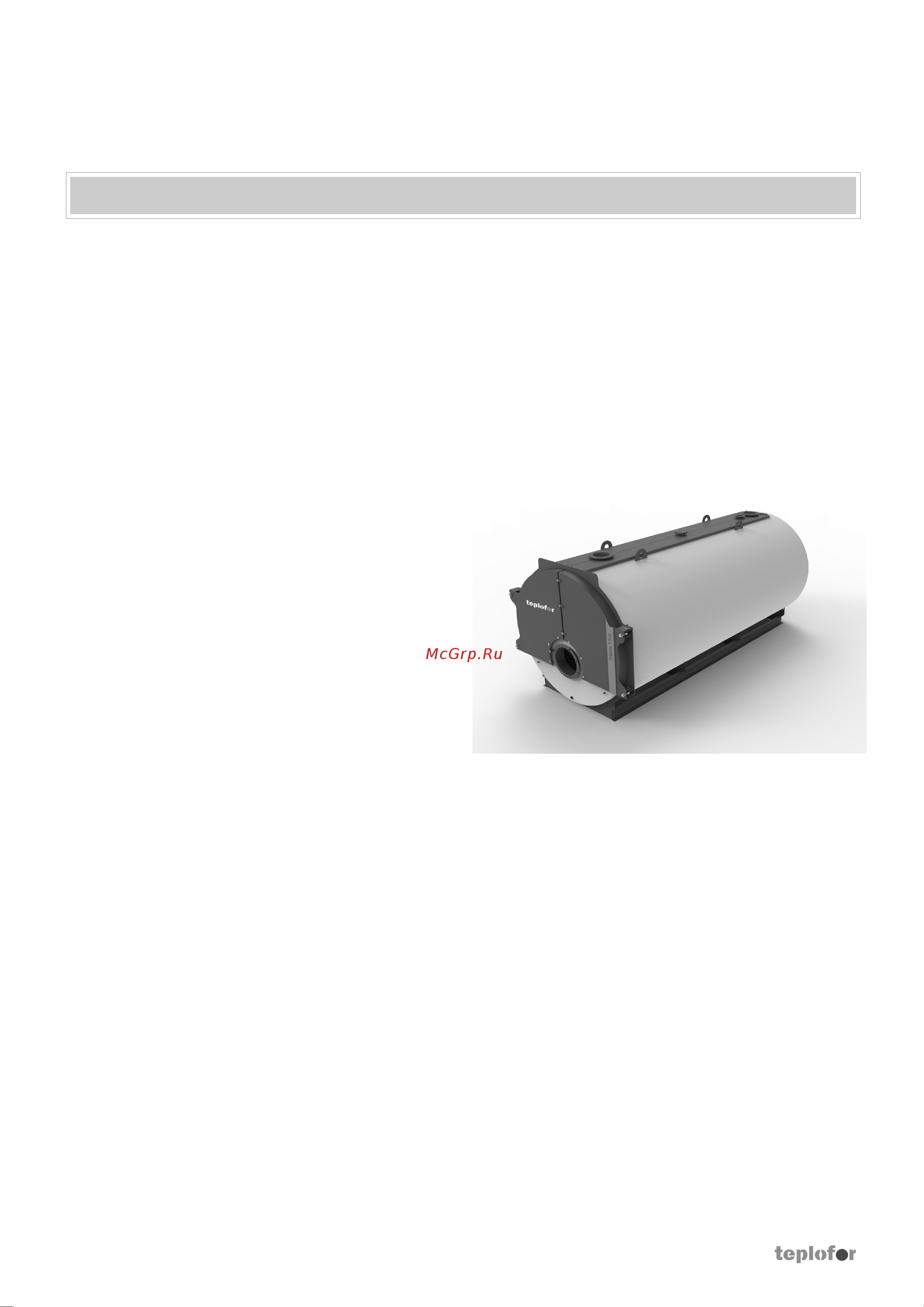Teplofor Triplex V3-D 12000 (12000 кВт, давление 6 бар) 8880134 Паспорт онлайн [4/40] 851398