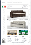 B:rattan NEBRASKA SOFA 3 венге 9072.3 Диван для ресторана NEBRASKA 3 Sofa