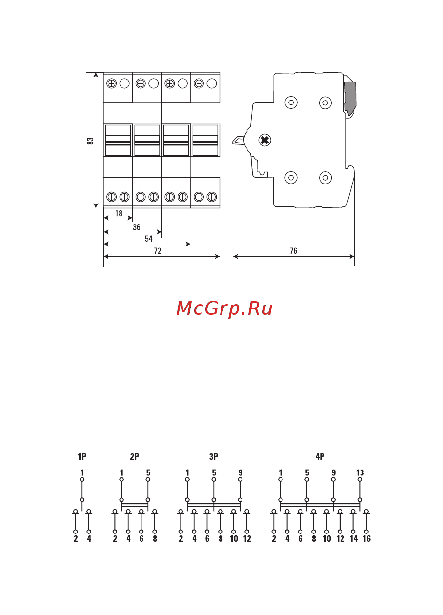 EKF ТПС-63 2P 63А PROxima TPS263 Паспорт онлайн [3/6] 851431