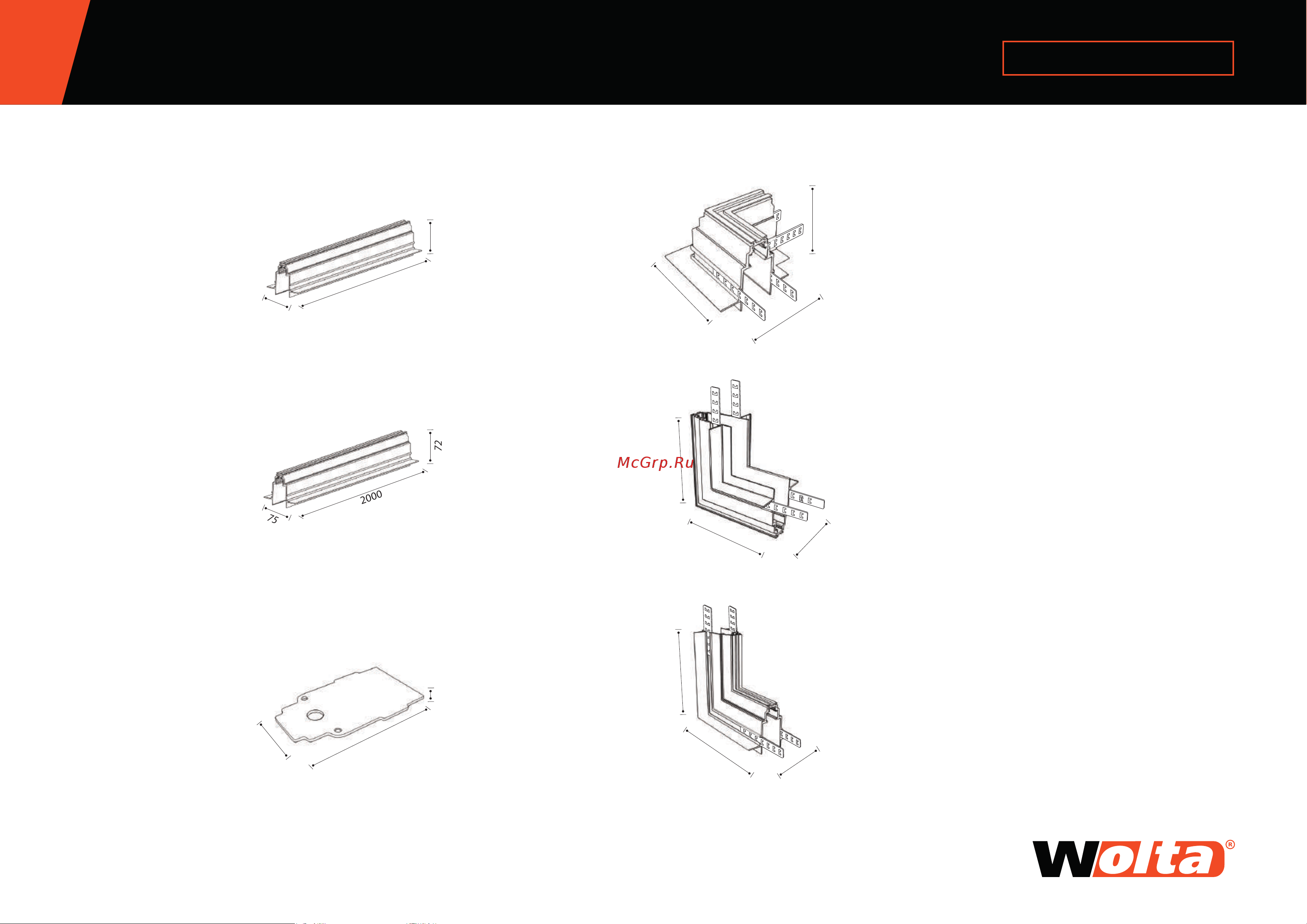 Wolta , 20Вт, 3000К, 48В, IP40, черный WMLY-20W/05B Инструкция онлайн [3/16] 851562