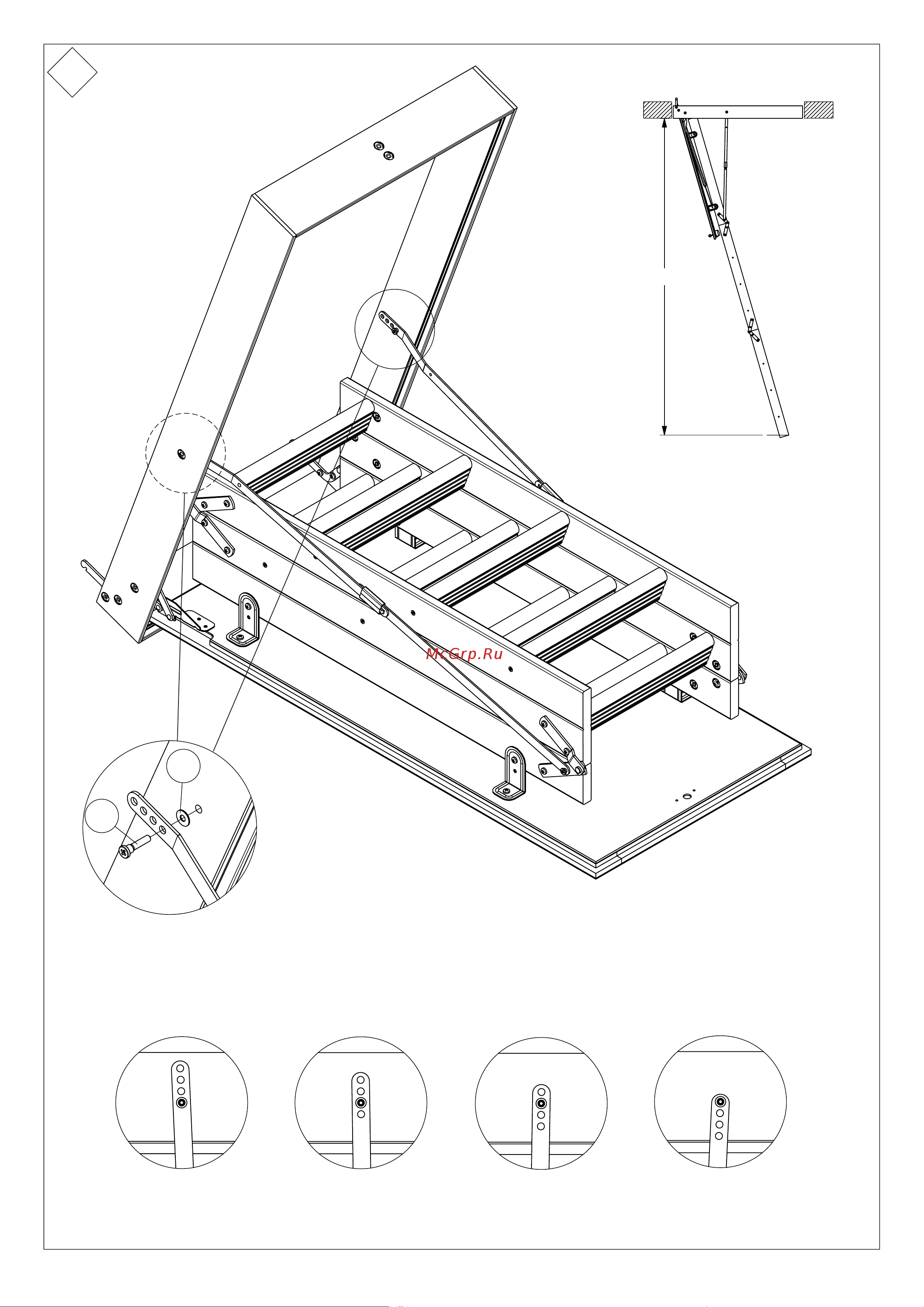 Dolle HOBBY 26 120x60 см 5004601 Инструкция по сборке онлайн [7/12] 851574