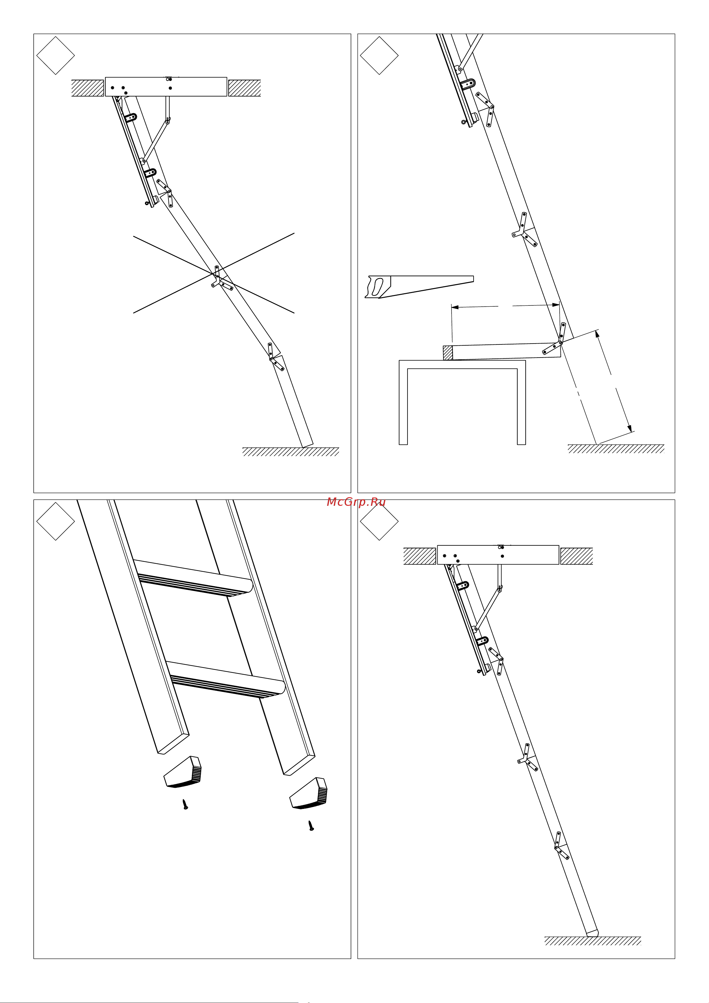 Dolle PROF 36 MINI 92.5x70 см 5004703 Инструкция по сборке онлайн [5/6] 851583