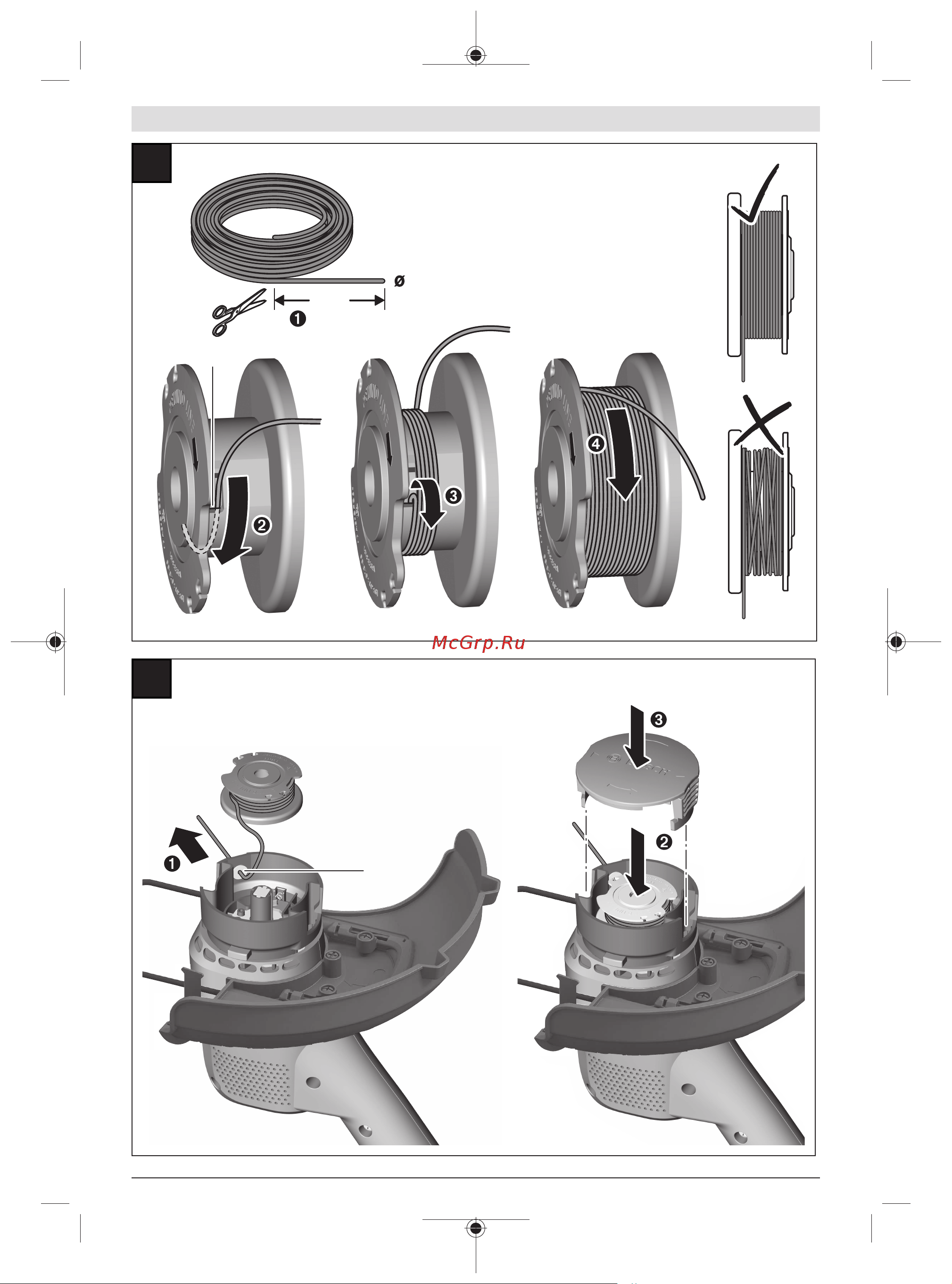Bosch EasyGrassCut 26 06008C1J01 Инструкция по эксплуатации онлайн [330/332] 851657