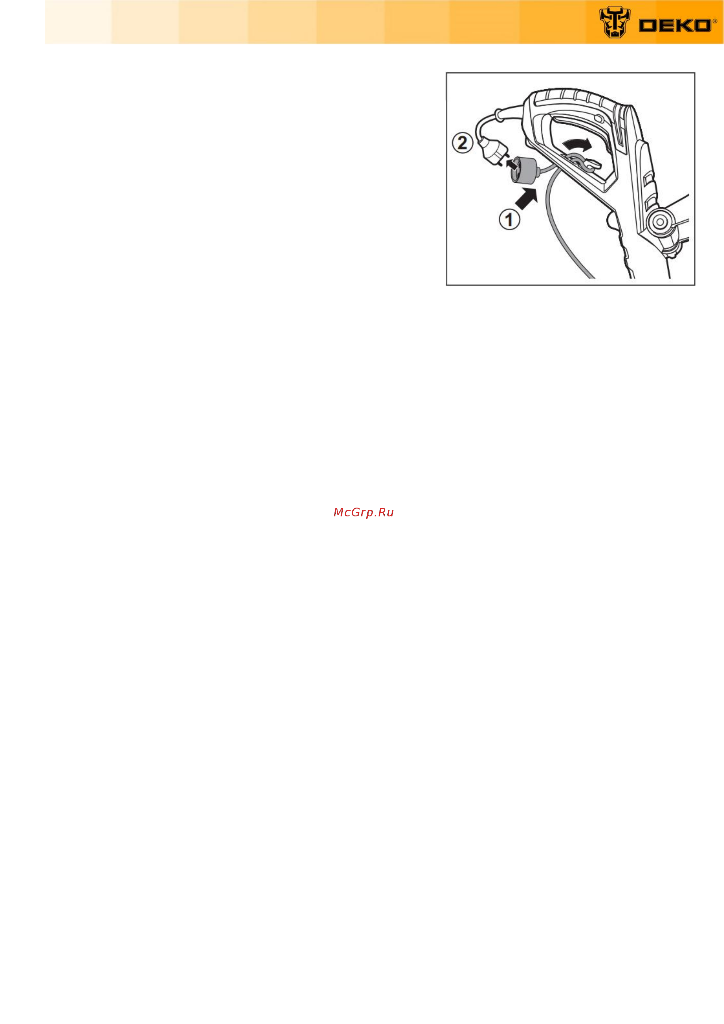 Deko DKTR1250 MAX 065-1244 Инструкция по эксплуатации онлайн [13/20] 851693