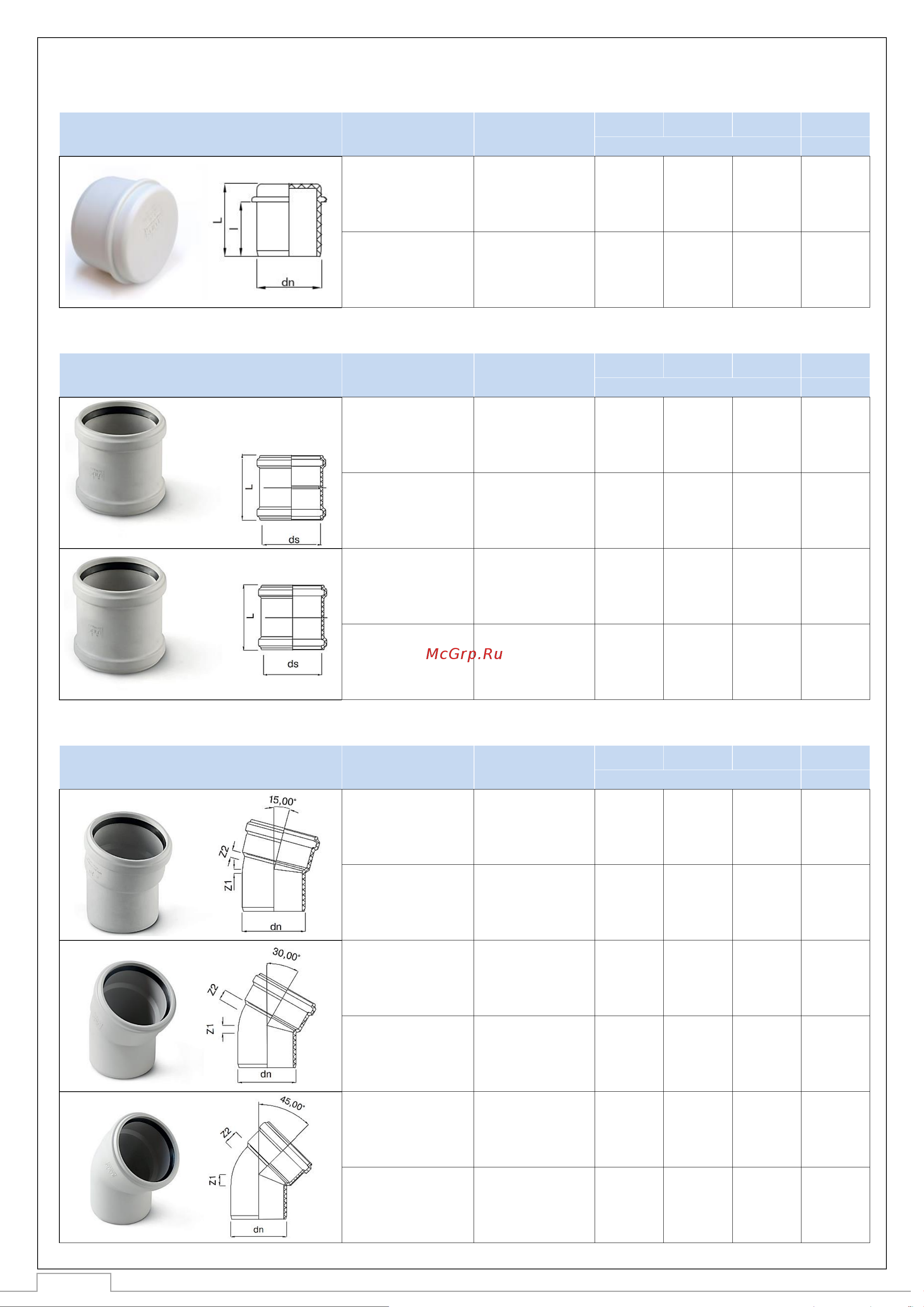 STOUT канализационная бесшумная d 110x2000 мм RG00921GB7VUVB Технический паспорт онлайн [4/11] 851913
