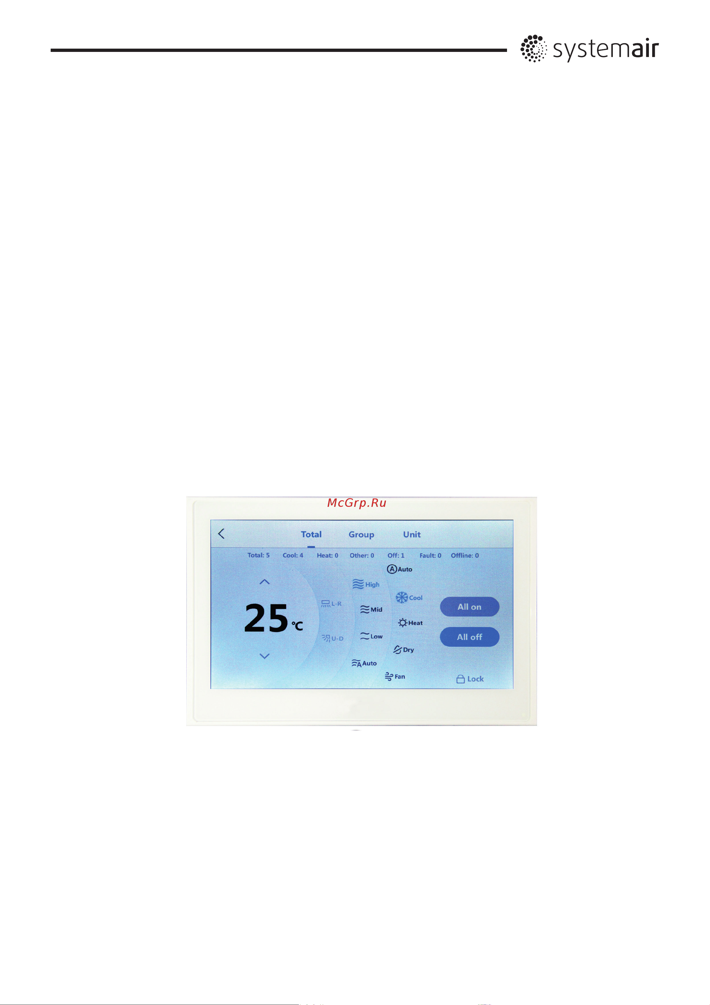 Systemair RH015000049 Инструкция к товару онлайн