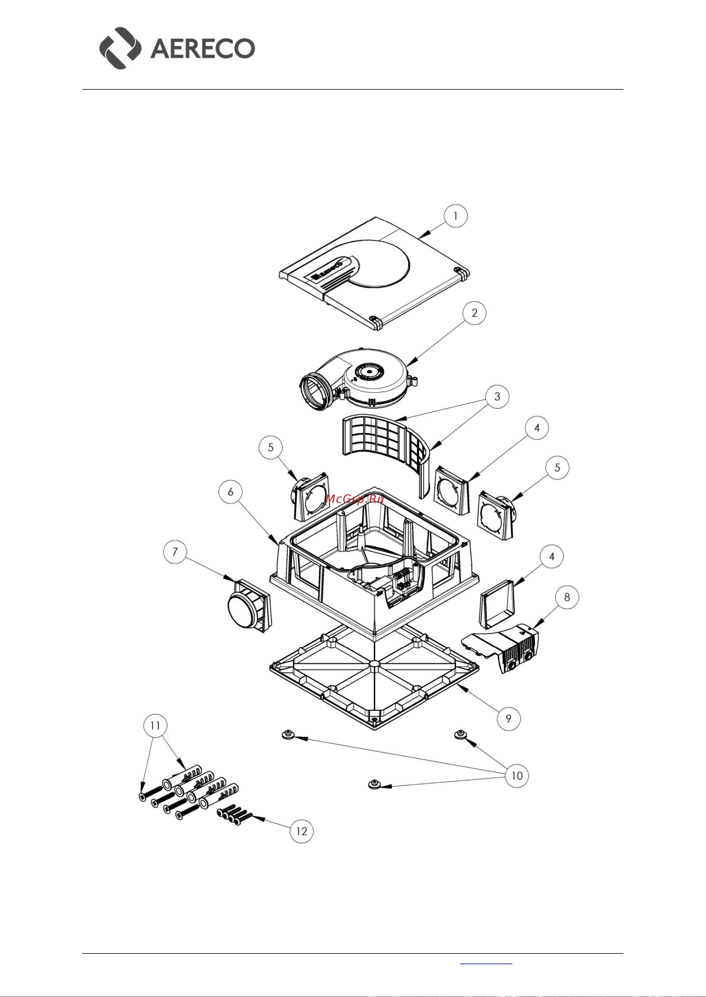 AERECO V2A для квартир и домов, до 2 помещений V2A032 Инструкция к товару онлайн [19/30] 852115