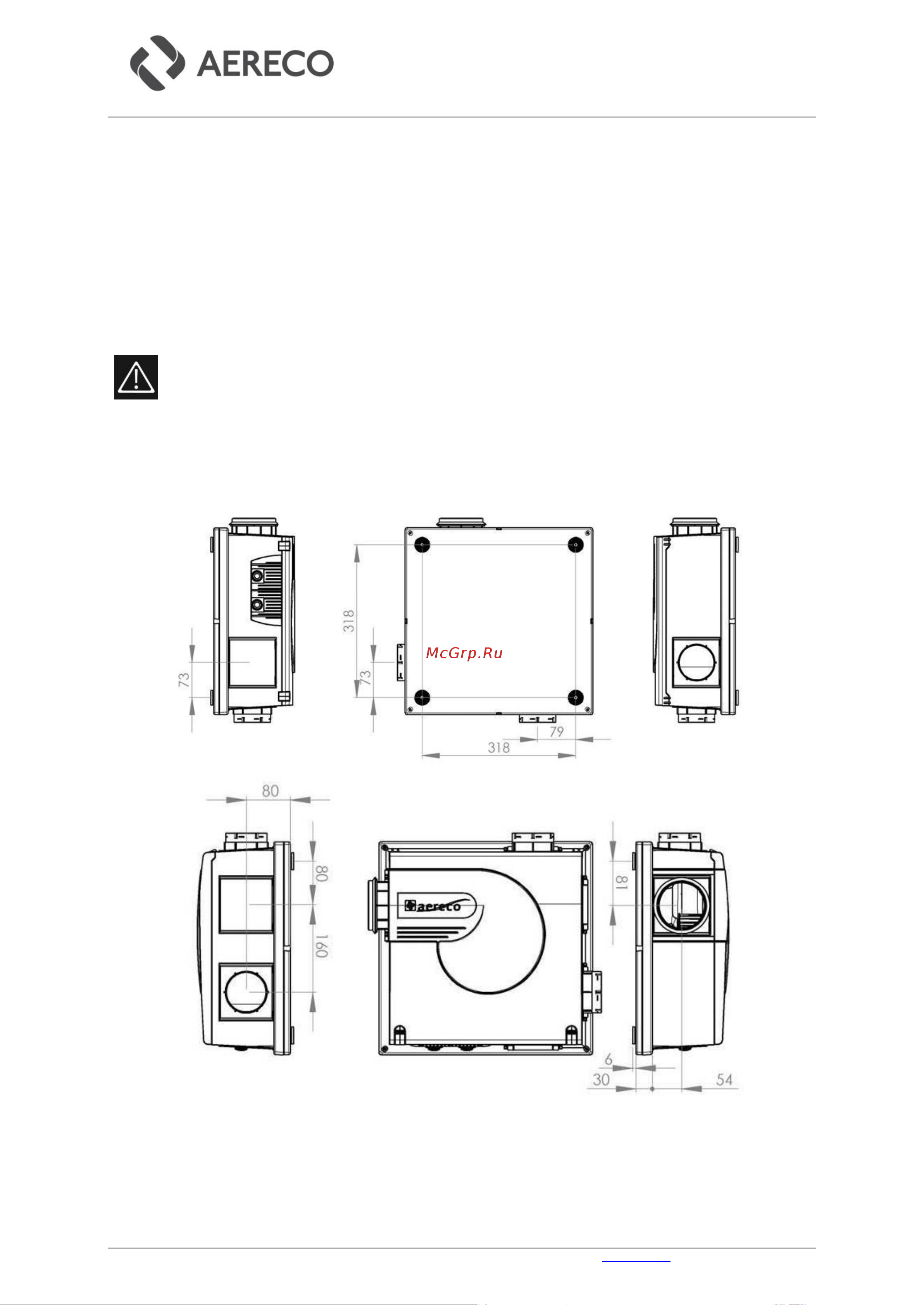 AERECO V2A для квартир и домов, до 2 помещений V2A032 Инструкция к товару онлайн [3/30] 852115